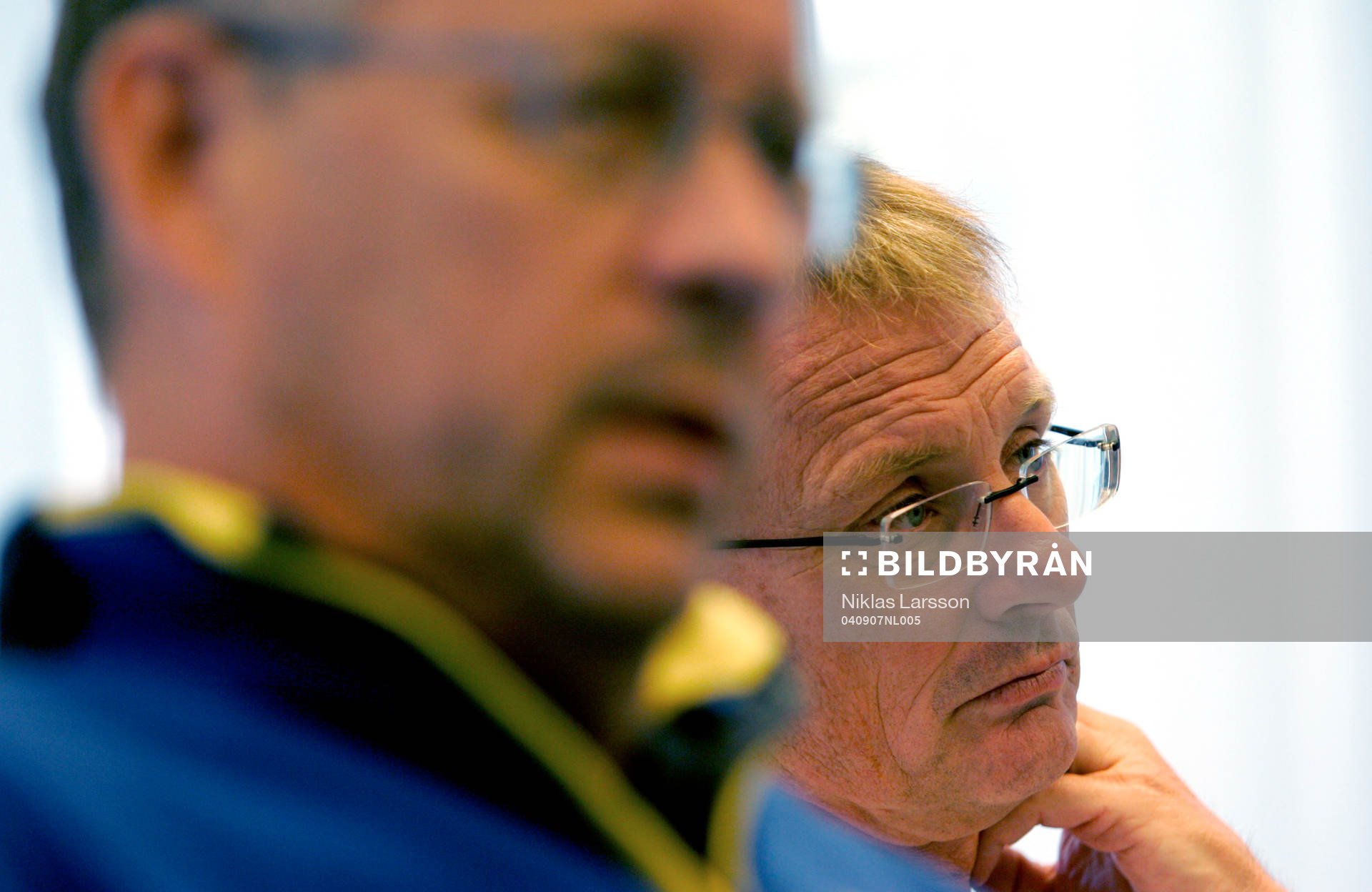 Roland Andersson och Lars Lagerbåck i förgrunden