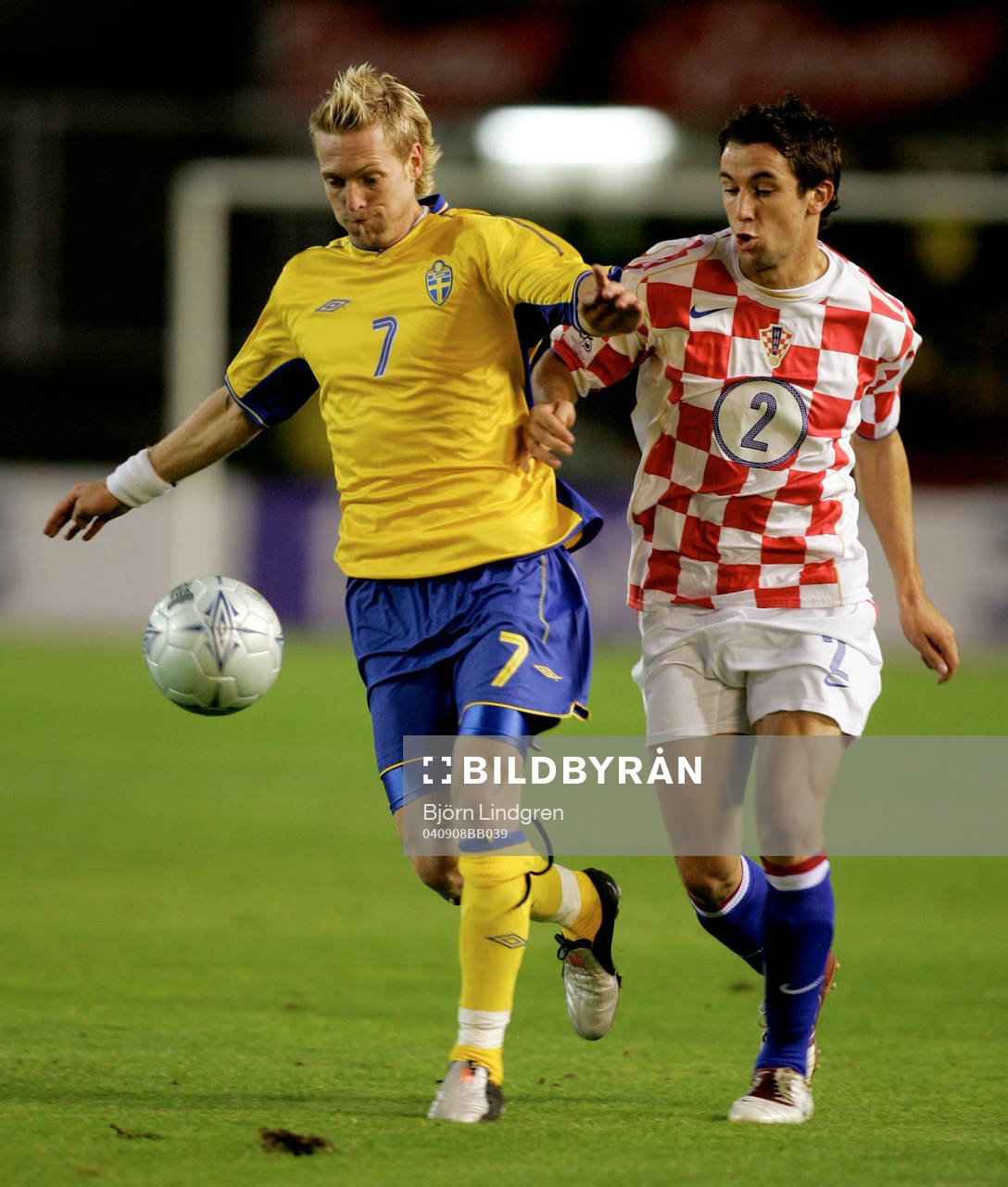 Christian Wilhelmsson, Sverige och Darijo Srna, Kroatien