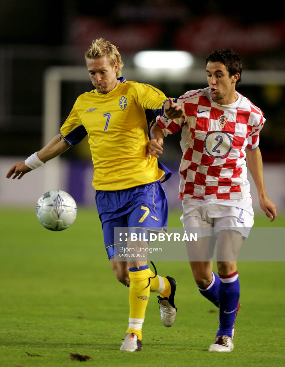 Christian Wilhelmsson, Sverige och Darijo Srna, Kroatien