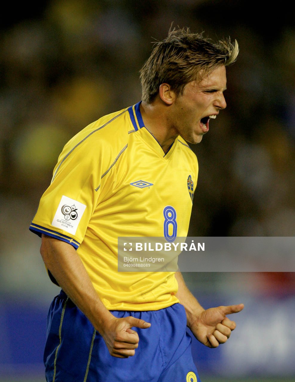 Anders Svensson vrålar