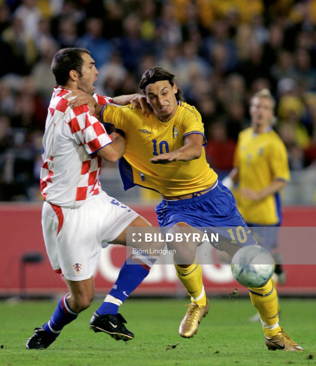 Zlatan Ibrahimovic, och Igor Tudor, Kroatien