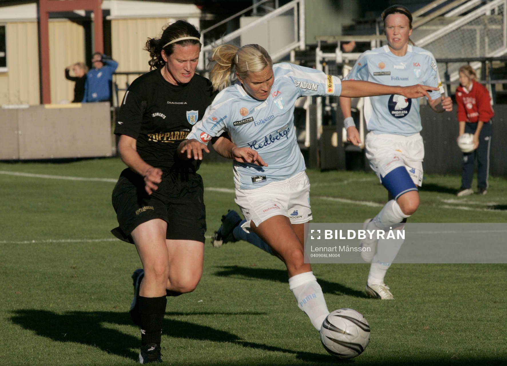 Malmö FF -  Göteborg / Landvetter.  Heidi Kackur mot