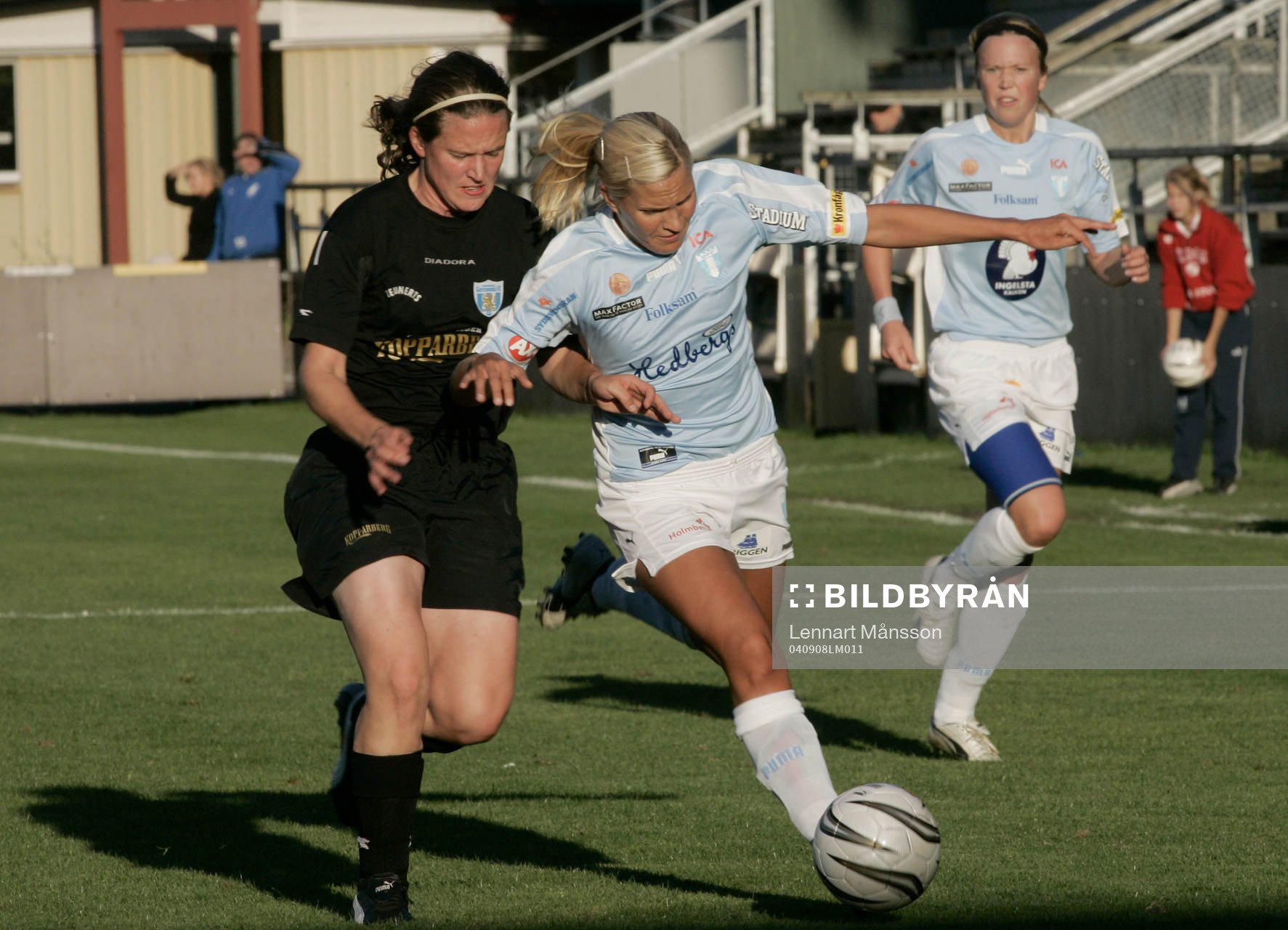 Malmö FF -  Göteborg / Landvetter.  Heidi Kackur och