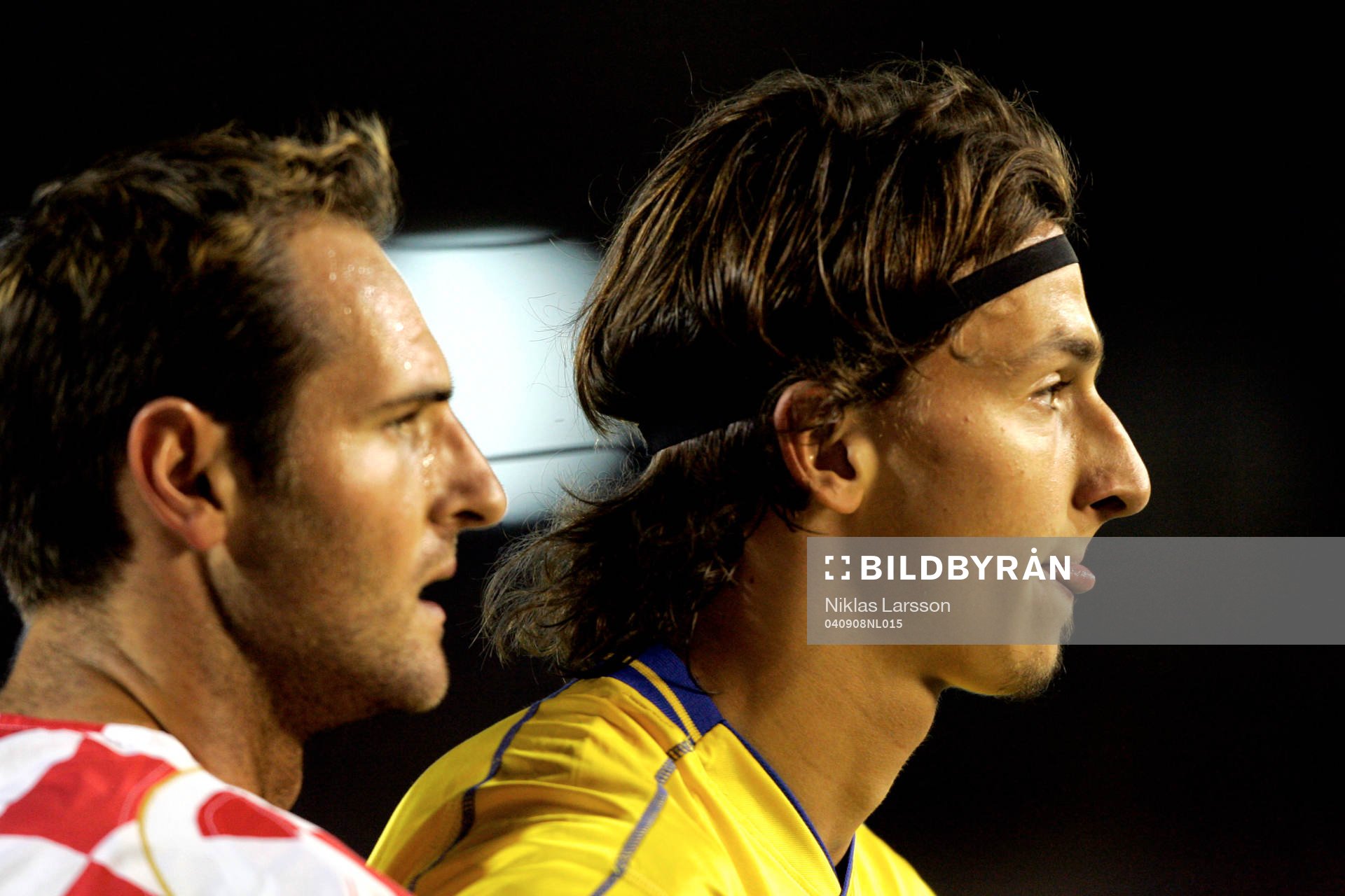 Zlatan Ibrahimovic, Sverige och Josip Simunic, Kroatien