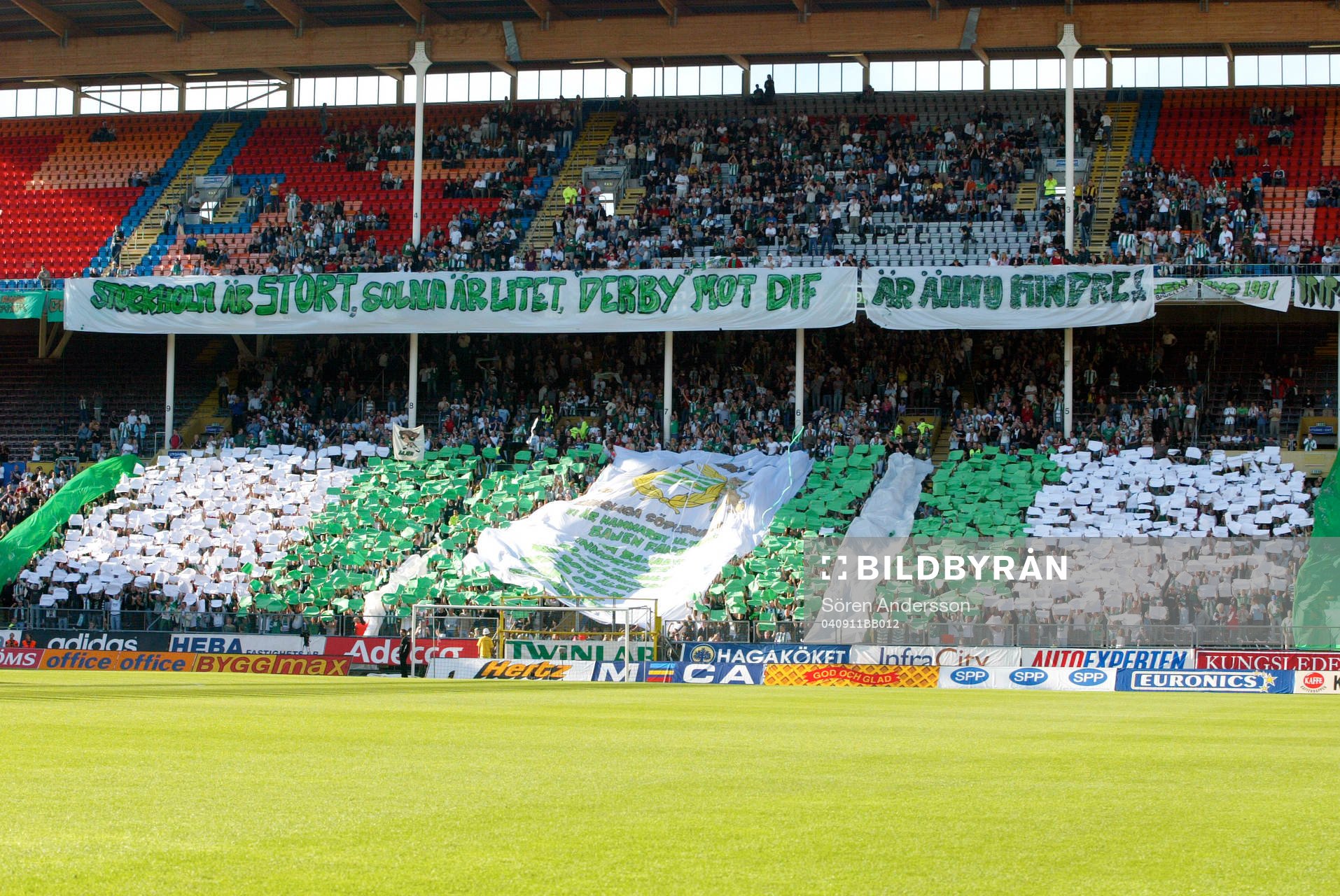Supporter, fans, läktare, Hammarby