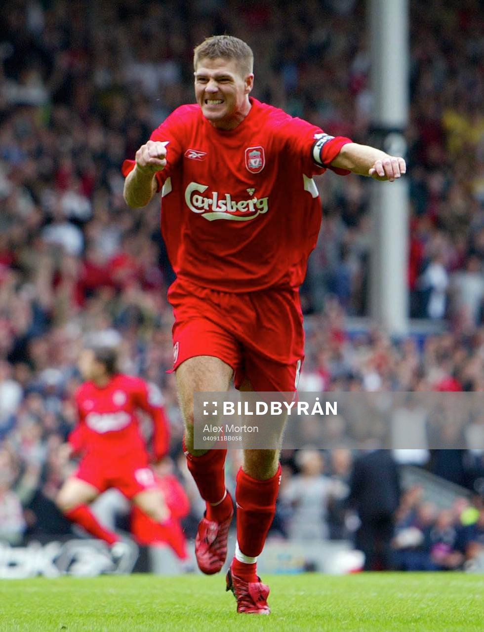  Steven Gerrard, Liverpool (Jubel)