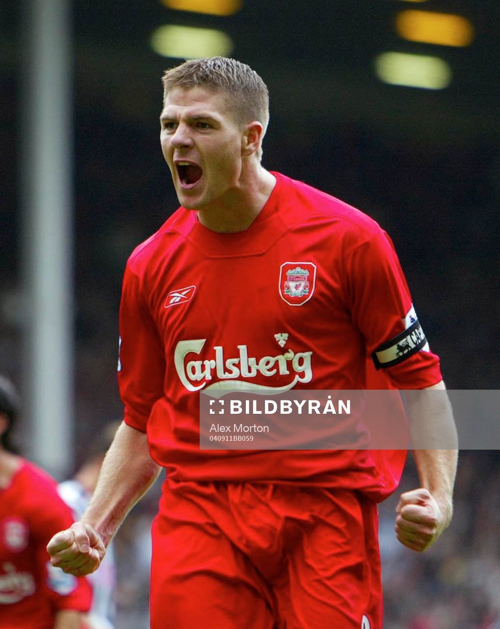  Steven Gerrard, Liverpool (Jubel)