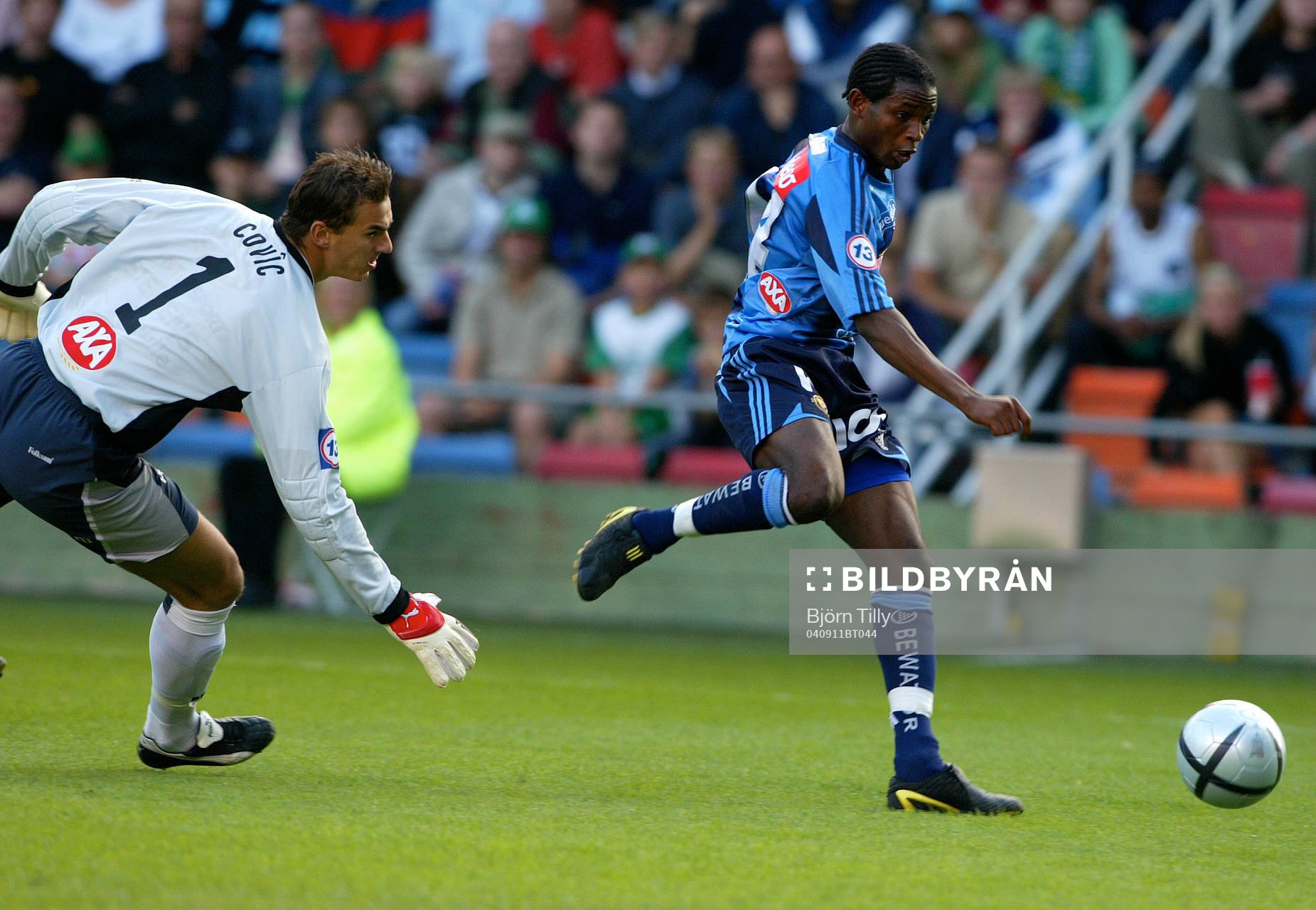 Rene Muzola Makondele, Djurgården gör 1-0  bakom Ante