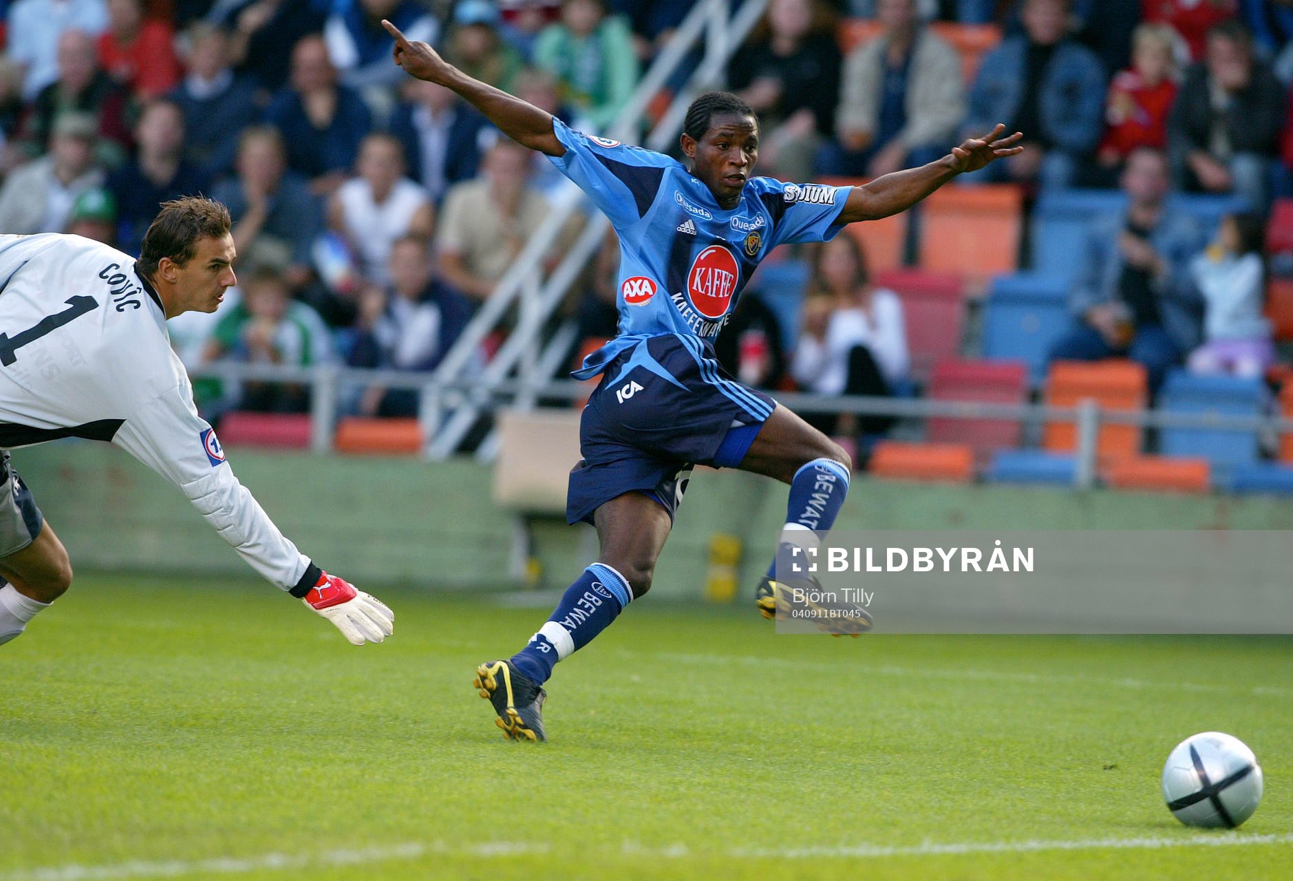 Rene Muzola Makondele, Djurgården gör 1-0 bakom Ante