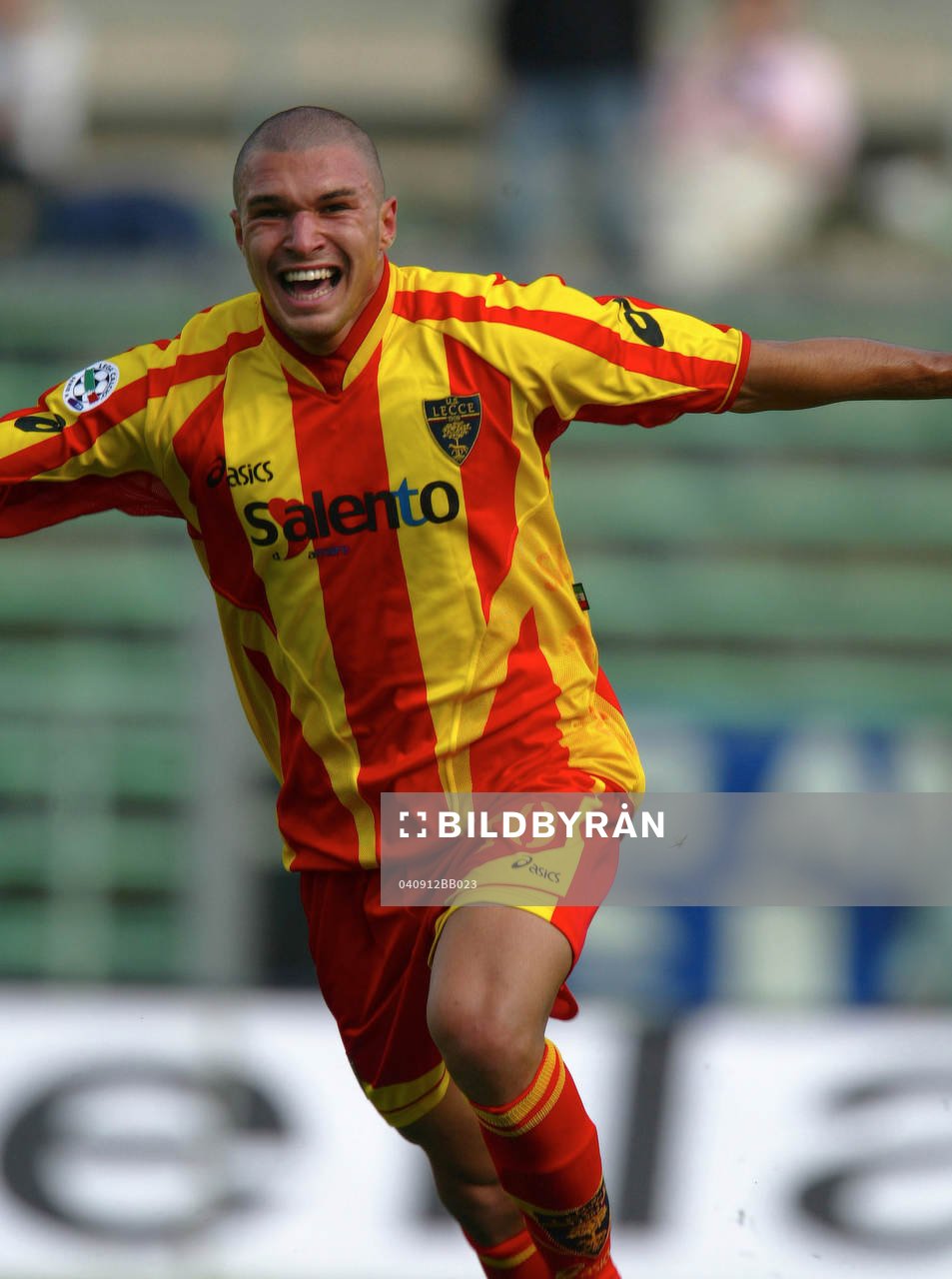 Bojinov, Lecce, jubel