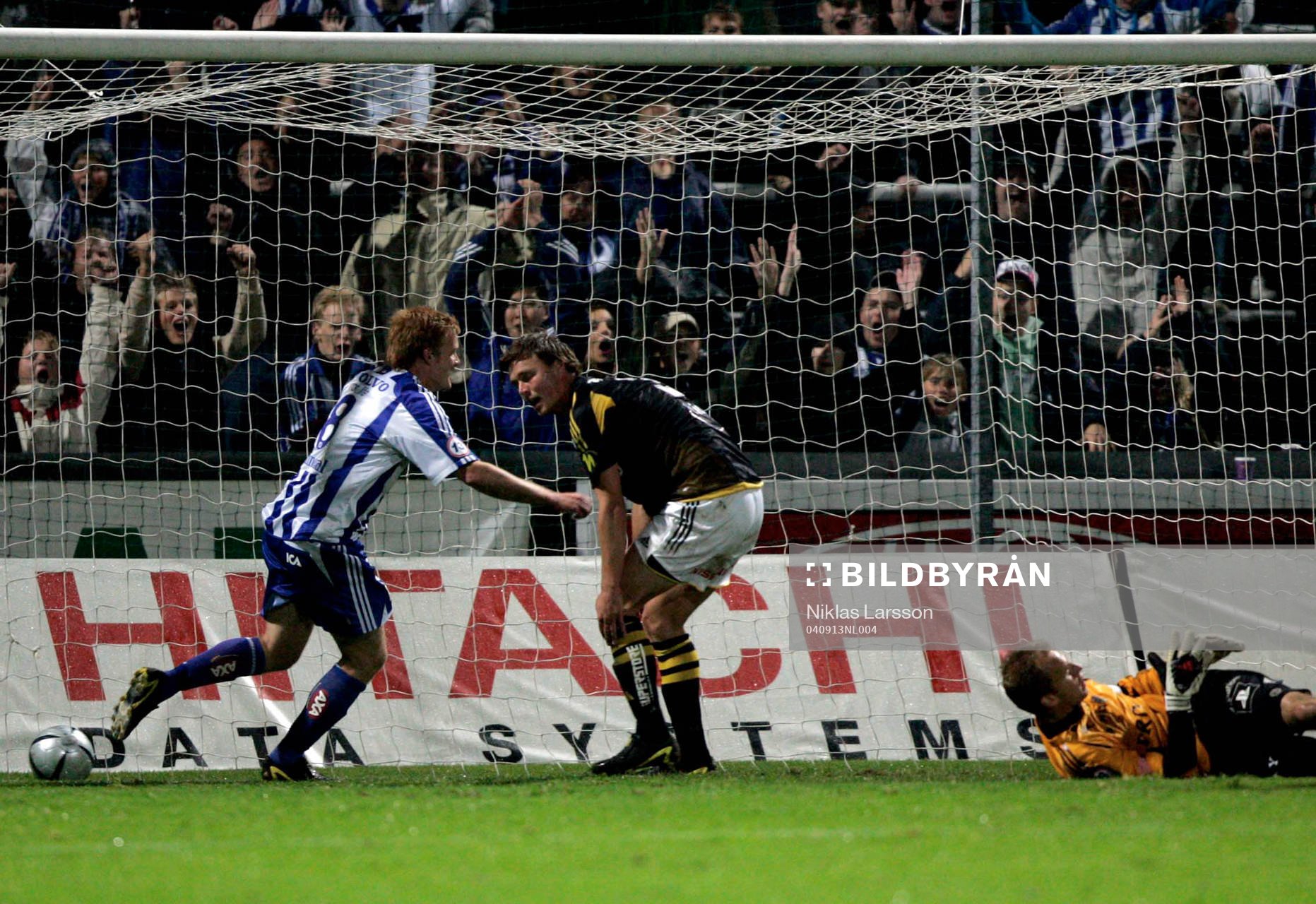 Olyckskorparna Niklas sandberg och Håkan Svensson, AIK