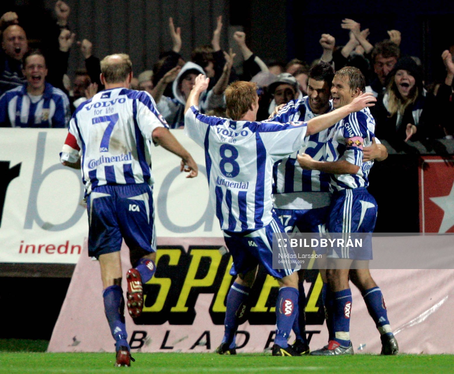 George Mourad, Niclas Alexandersson, Patric Andersson och