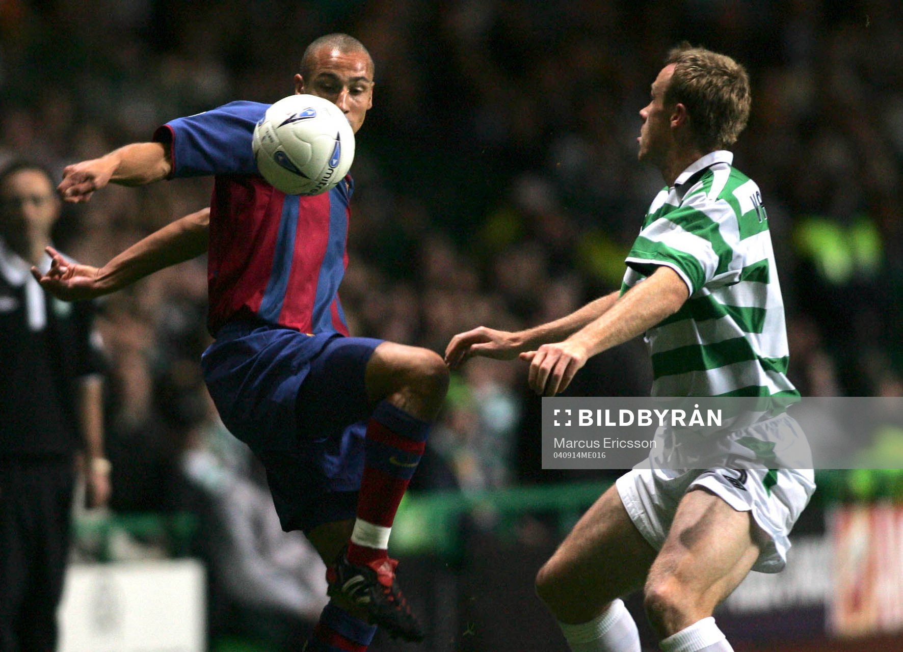  Henrik Larsson, Barcelona och Joos Valgaeren, Celtic