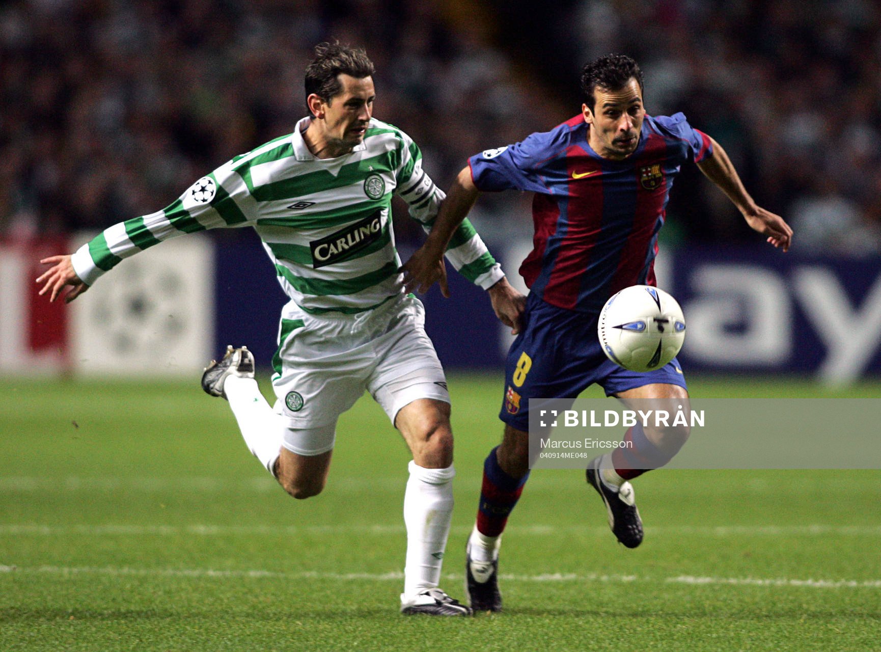 Jackie McNamara, Celtic och Ludovic Giuly, Barcelona