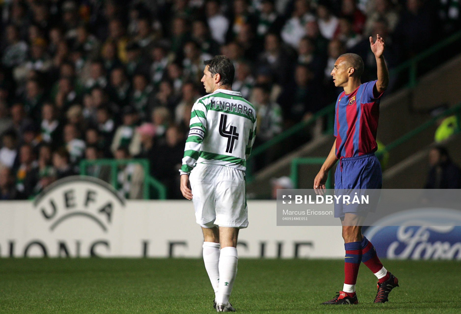 Jackie McNamara, Celtic och Henrik Larsson, Barcelona