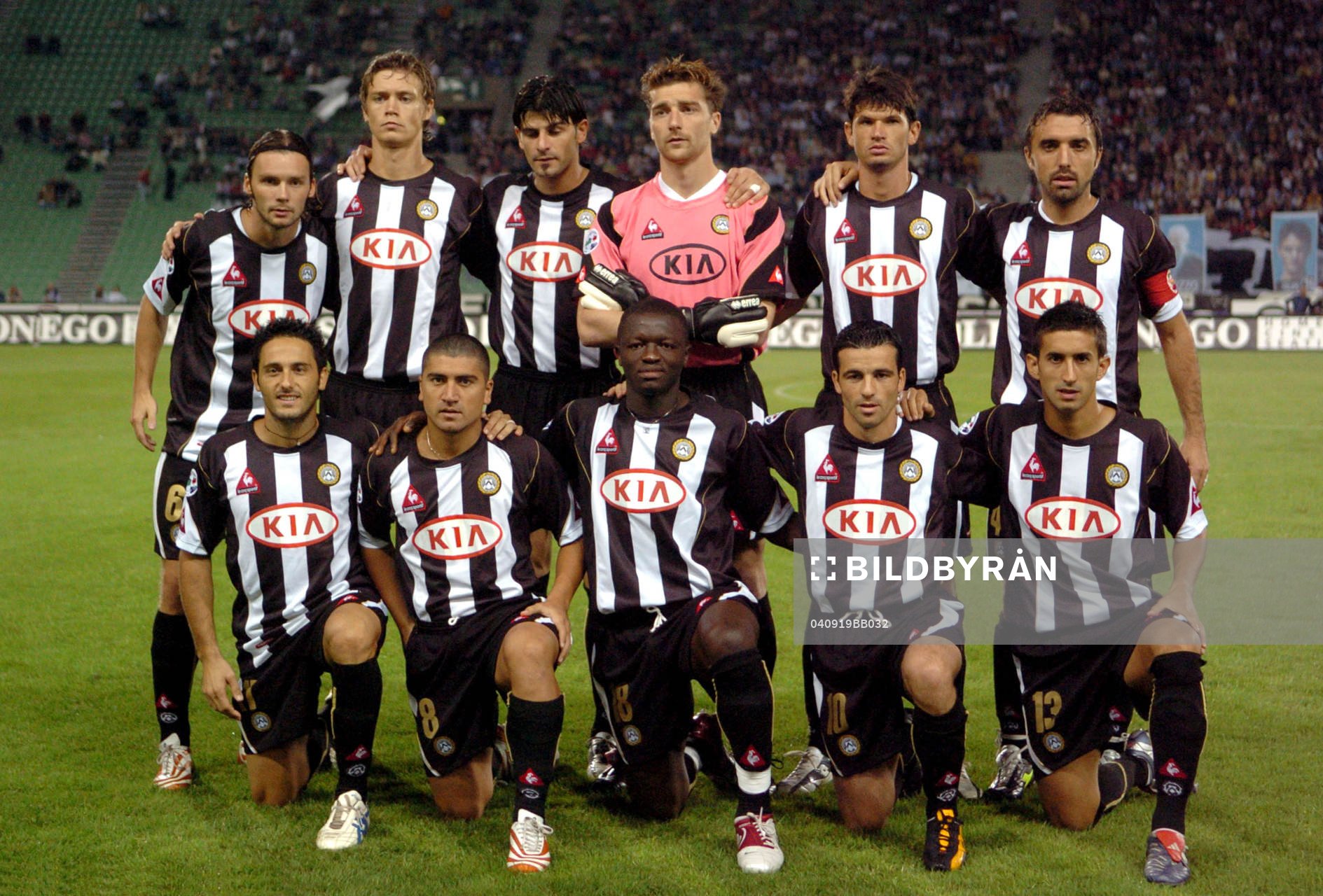 Udinese, lagbild