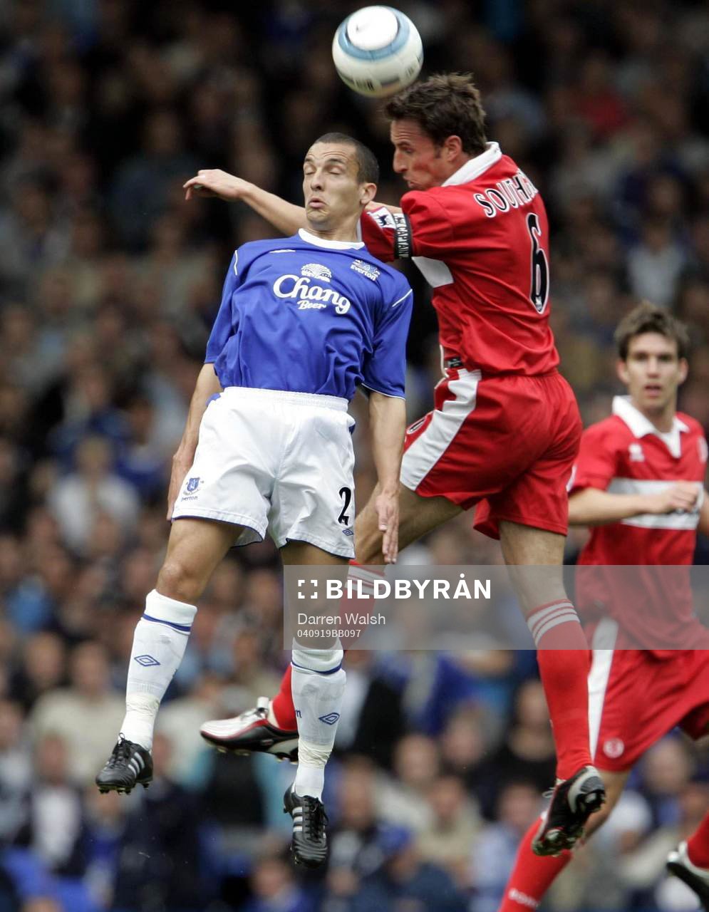  Leon Osman, Everton och Gareth Southgate, Middlesbrough