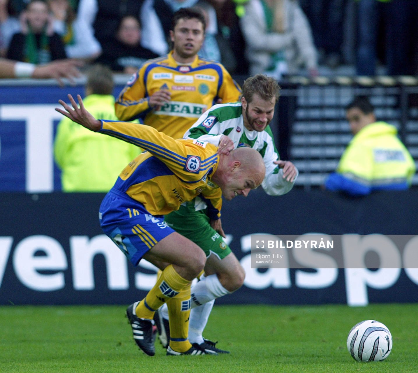  Joel Cedergren, Sundsvall och Karl-Oskar Fjörtoft, Hammarby.
