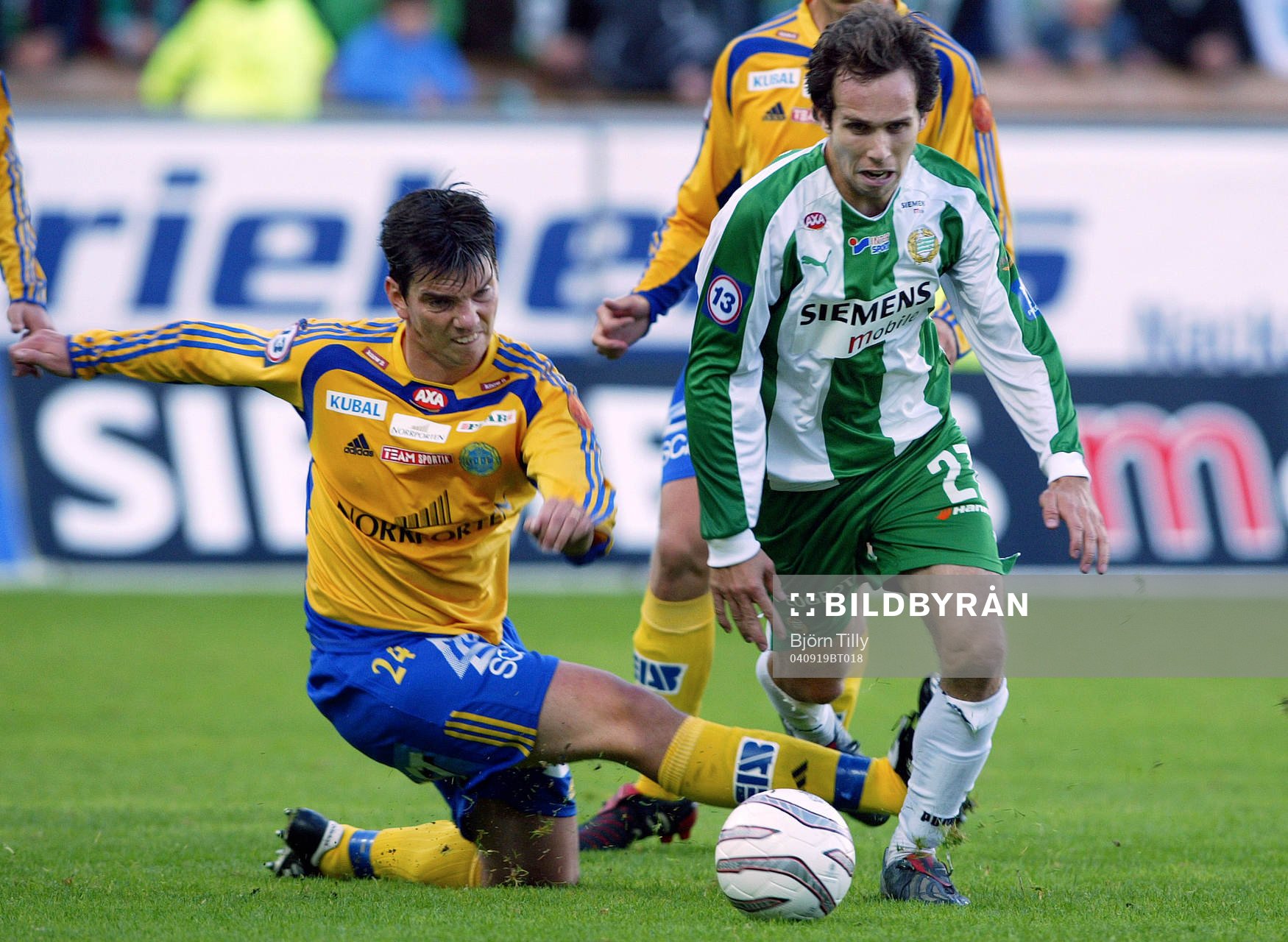  Johan Andersson, Sundsvall och Petter Furuseth-Olsen, Hammarby.