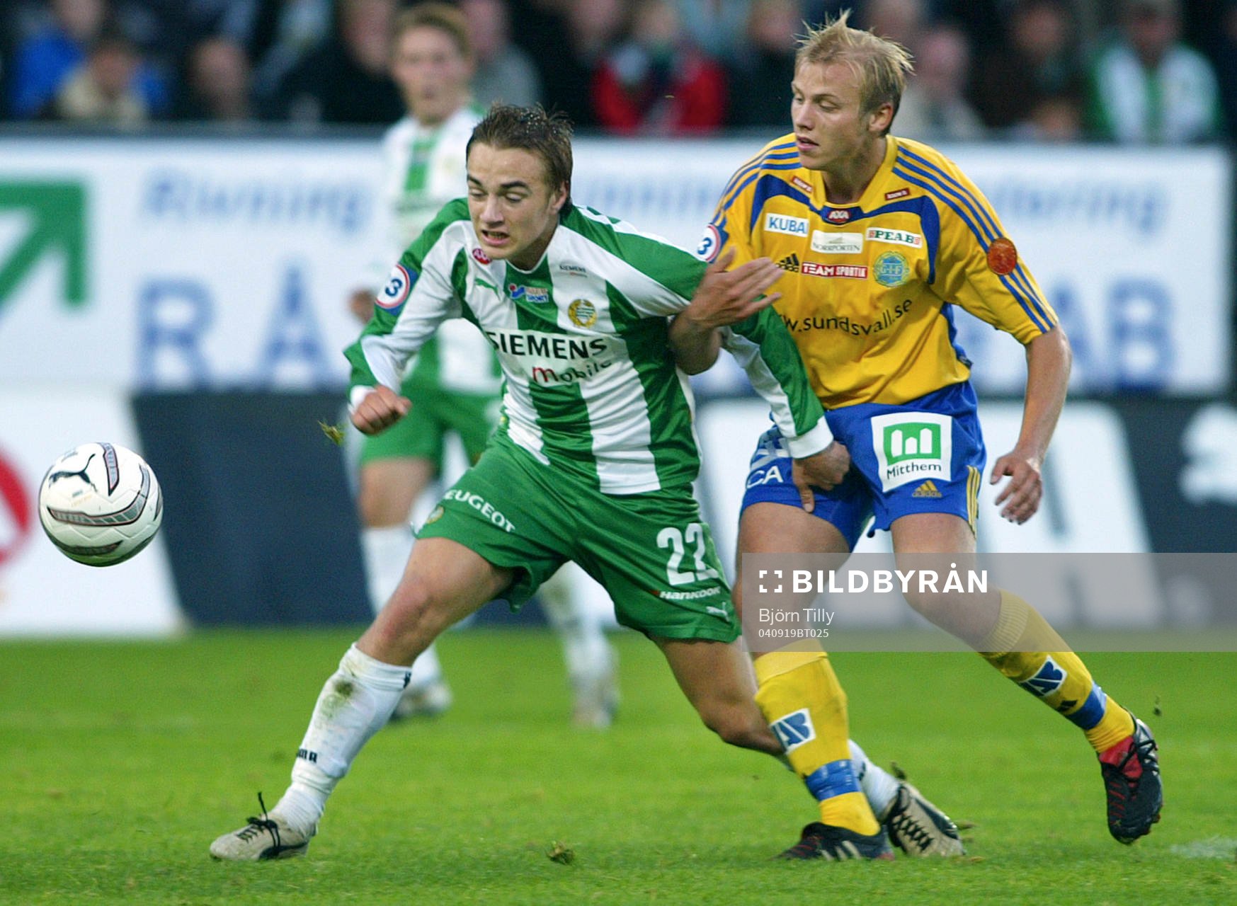 Petter Andersson, Hammarby och Stefan Ålander, Sundsvall.