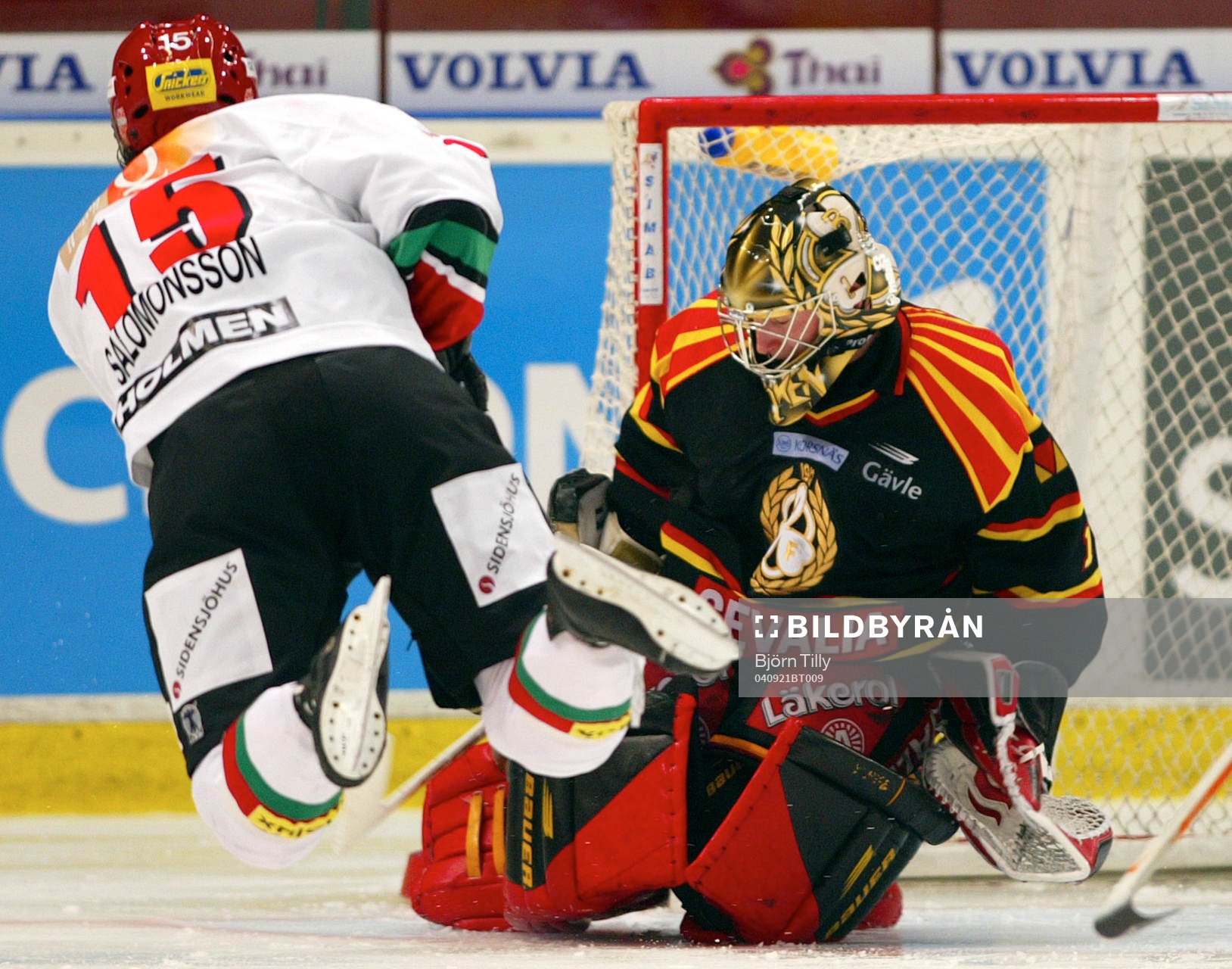 Johan Holmqvist, målvakt, Brynäs