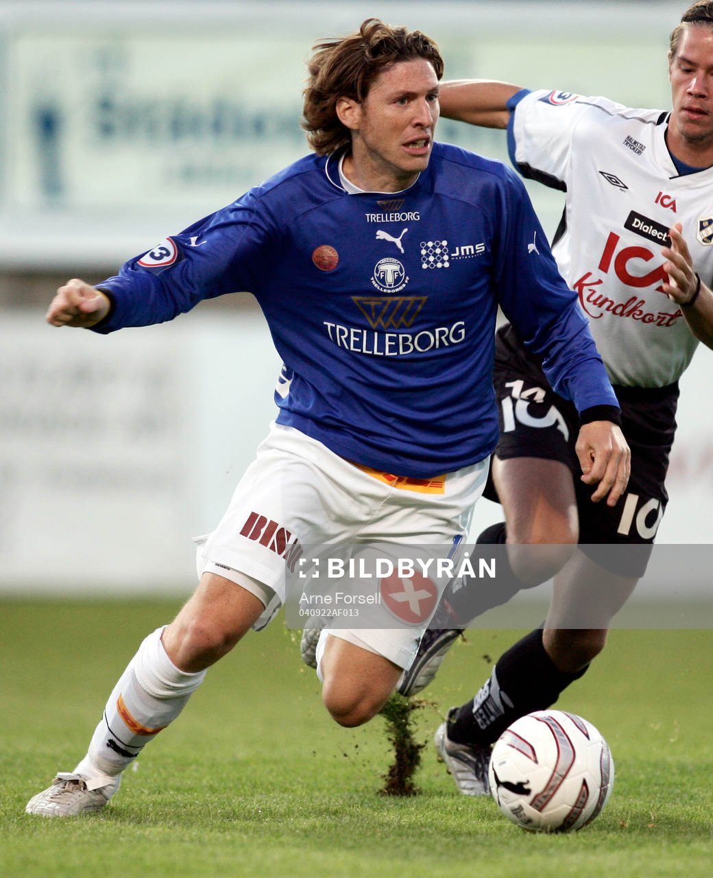 Fotboll. Allsvenskan. Trelleborg - Halmstad. Eric Fischbein