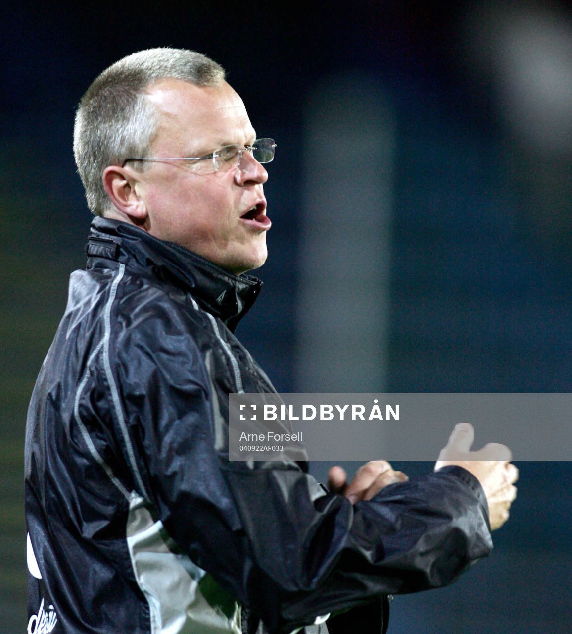 Fotboll. Allsvenskan. Halmstad.  Jan Andersson, tränare
