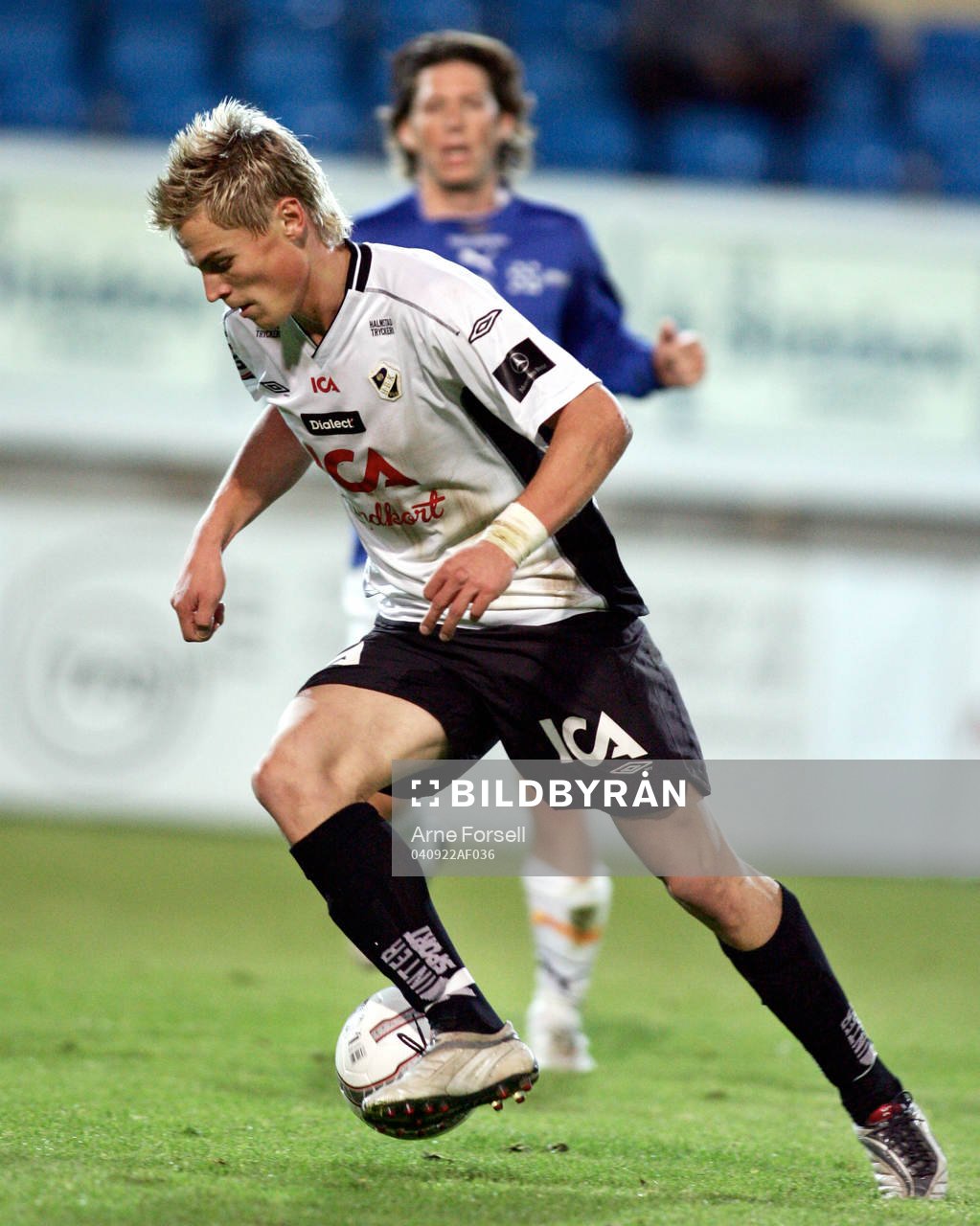 Fotboll. Allsvenskan. Halmstad.  Markus Rosenberg