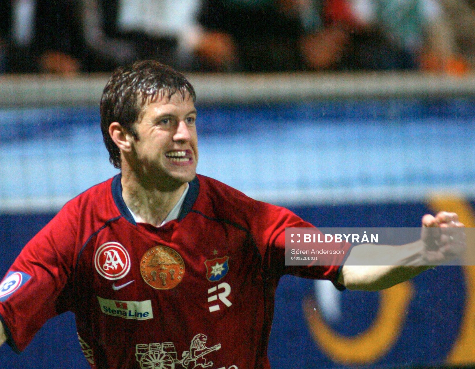  Johann Gudmunsson, Örgryte, jubel.