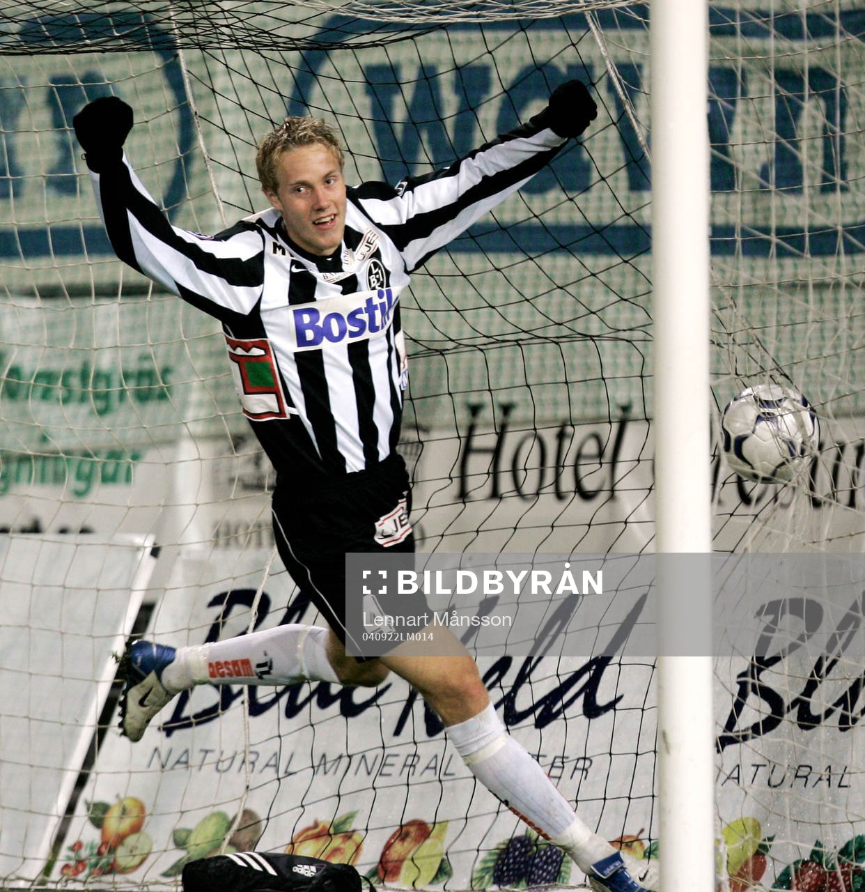 2-2, Johnny Lundberg kvitterade direkt i andra halvlek