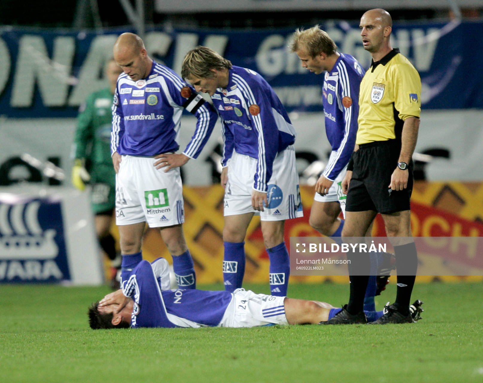 Johan Andersson fick utgå