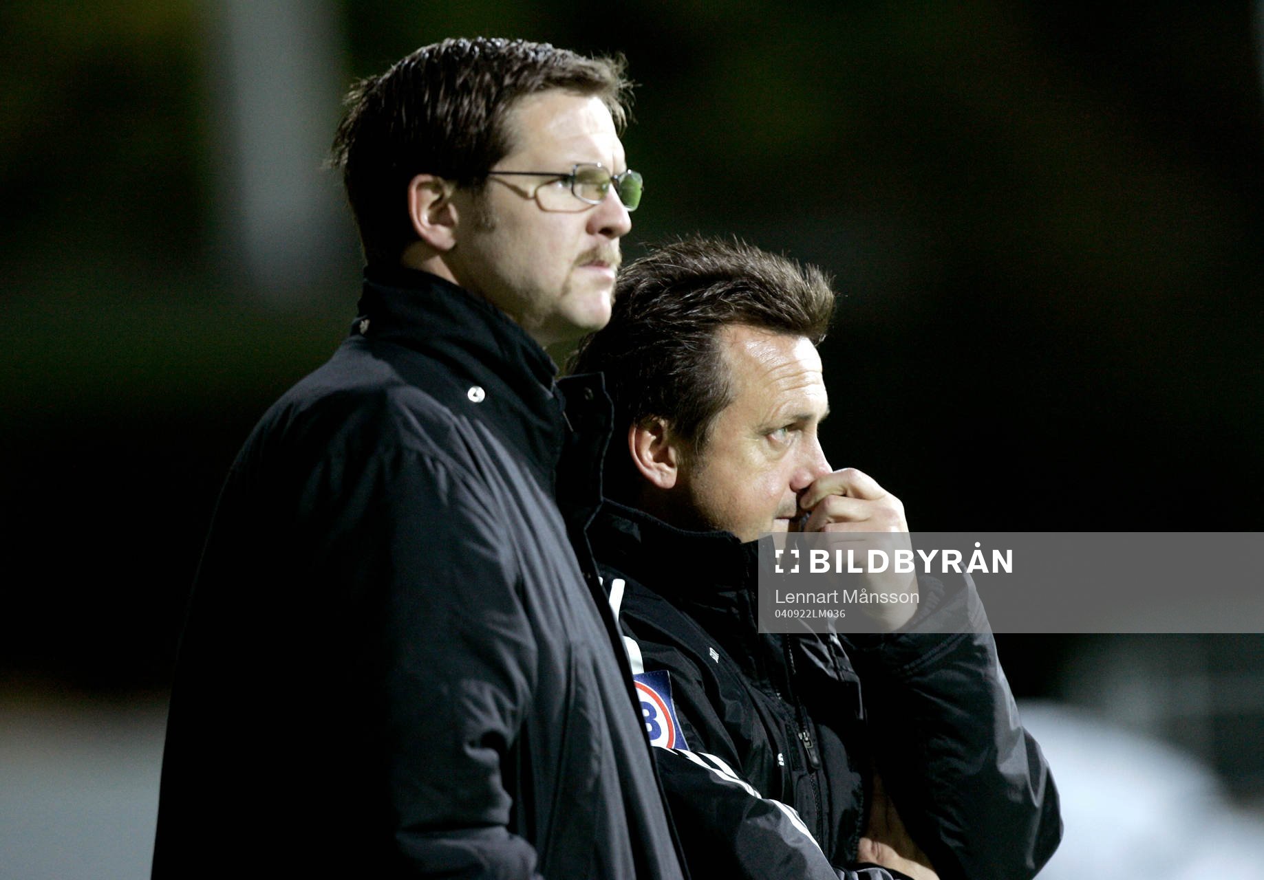 Rikard Norling och Patrik Walker, tränare