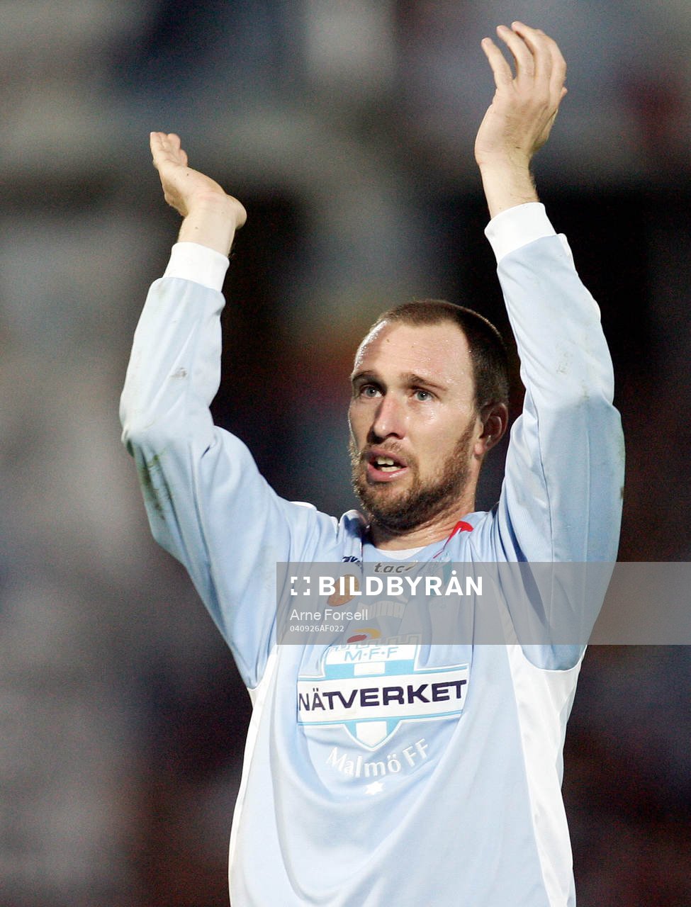 Fotboll. Allsvenskan. Malmö . Niklas Skoog