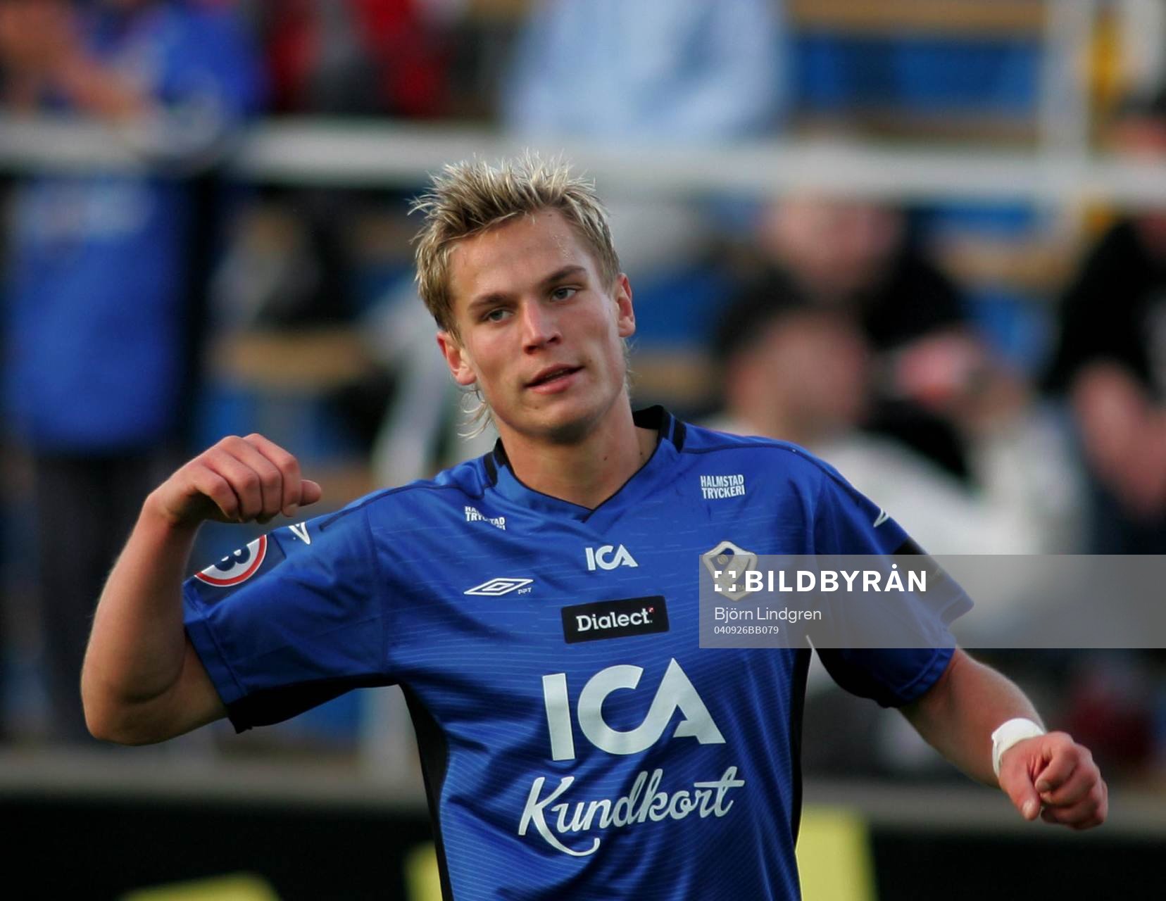 Tremålsskytten Markus Rosenberg, Halmstad jubel