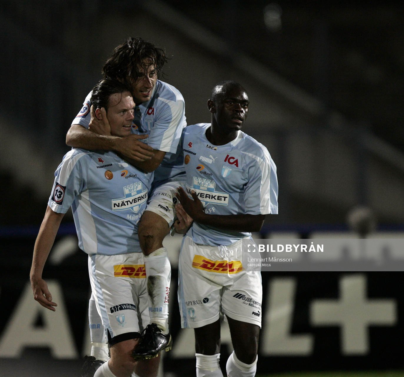 Andreas Yngvesson, Lovay Chanko och Josef Elanga, Malmö