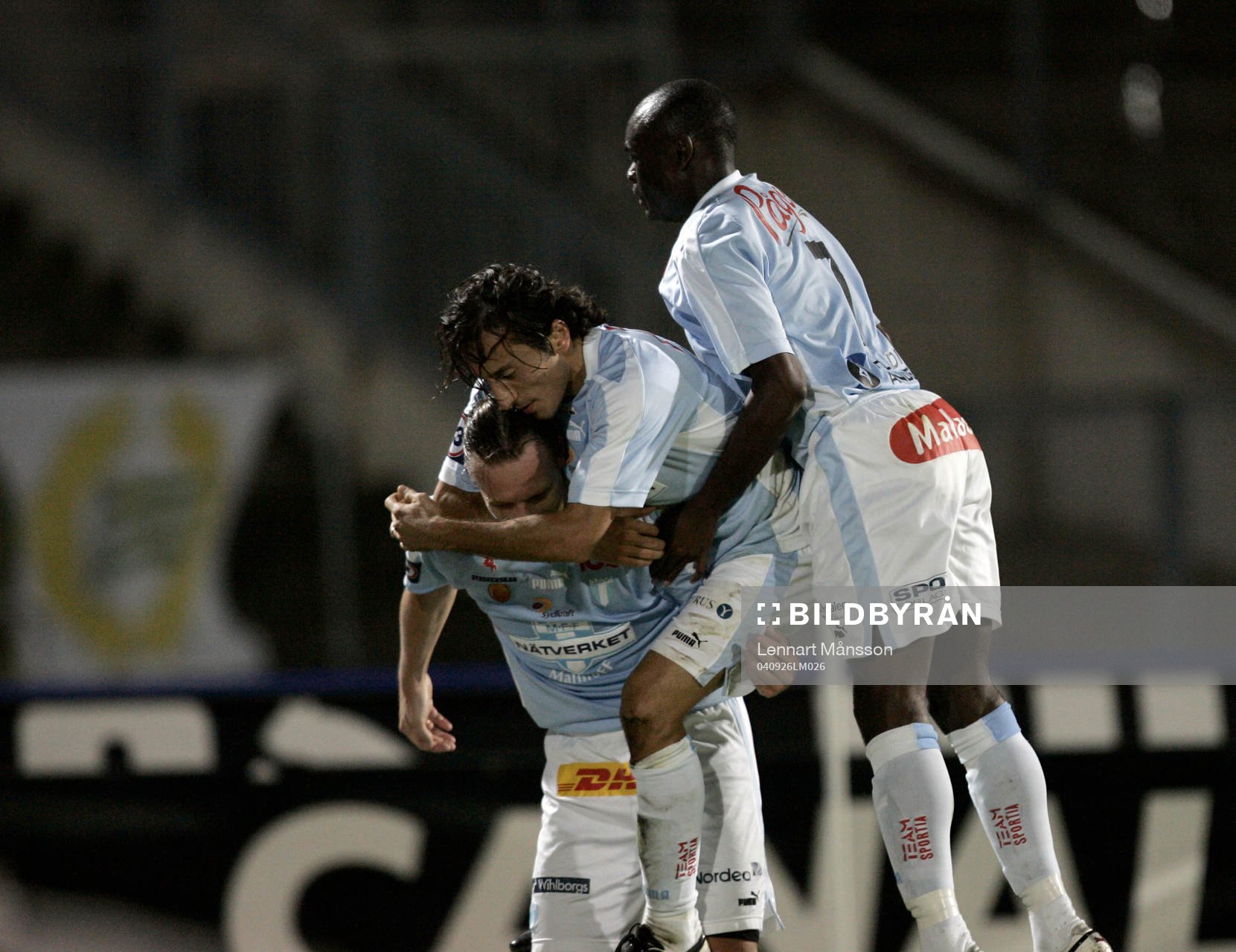 Andres Yngvesson, Joseph Elanga och Lovay Chanko, Malmö