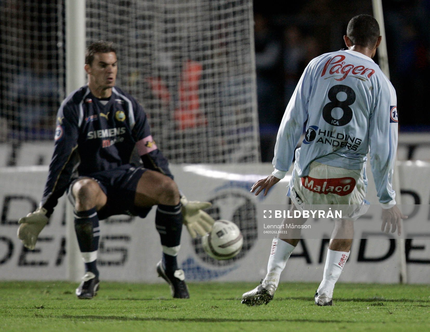 Afonso Alves, Malmö och Ante Covic, Hammarby (Målvakt)