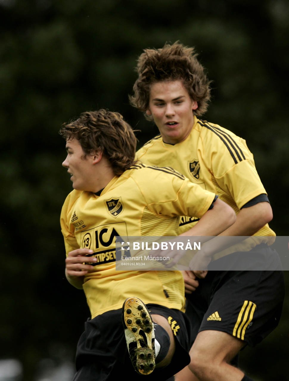   Tvillingarna Hampus och Rasmus Kvist.
