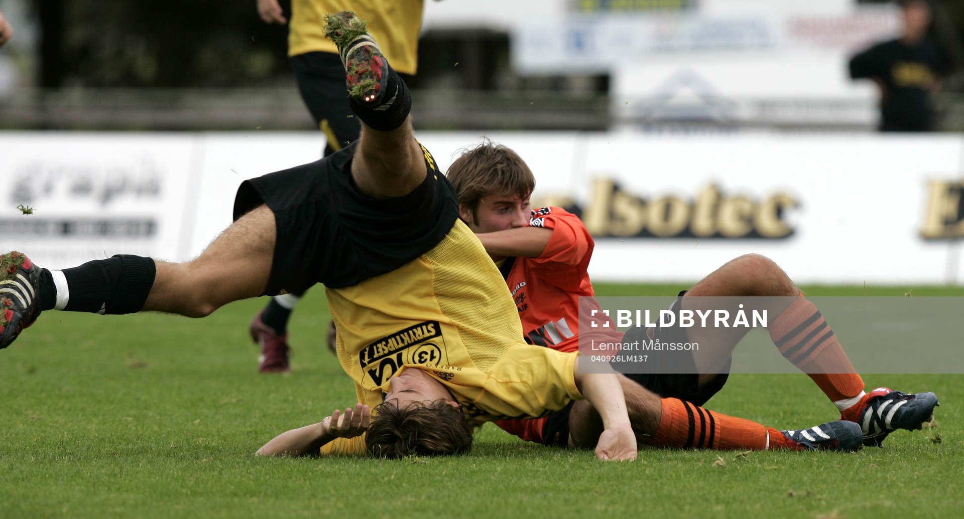Tackling, en hässleholmare står på ändan