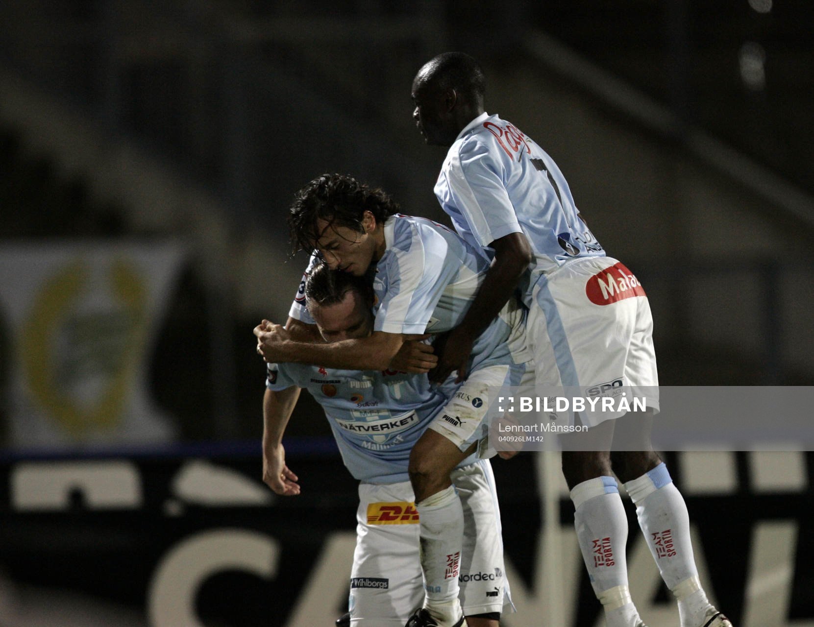 Andres Yngvesson, Joseph Elanga och Lovay Chanko, Malmö