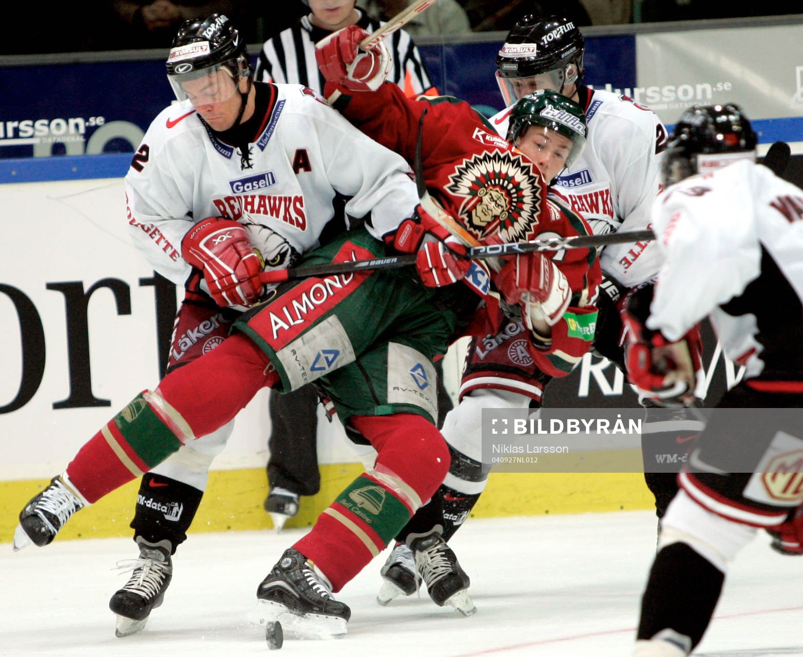 Markus Mathiasson, malmö och Jonas Johnson, Frölunda