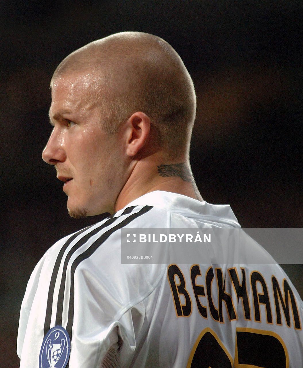 David Beckham, Real Madrid. Tatuering
