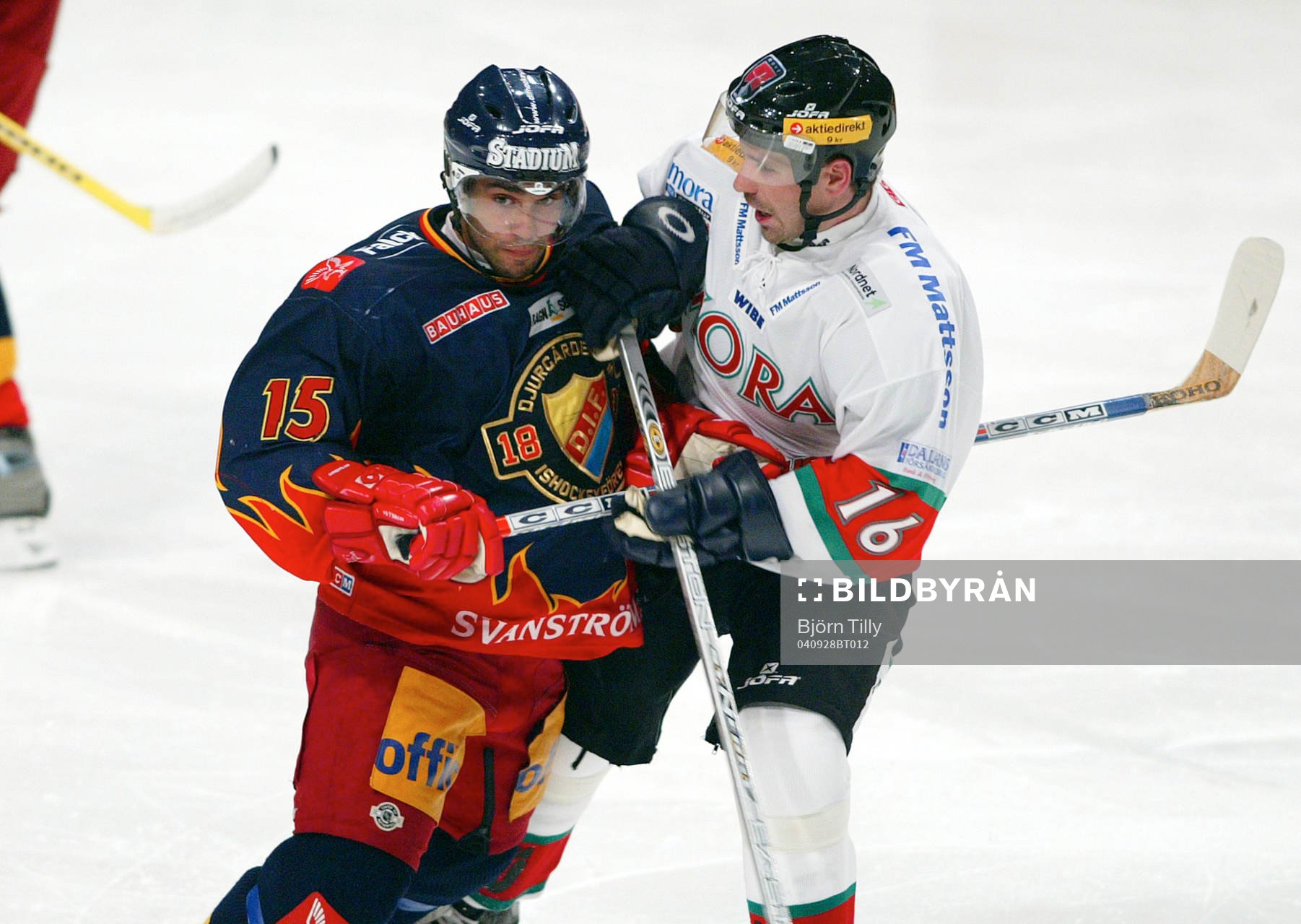 Johnny Oduya, Djurgården och Ratislav Pavlikovsky, Mora