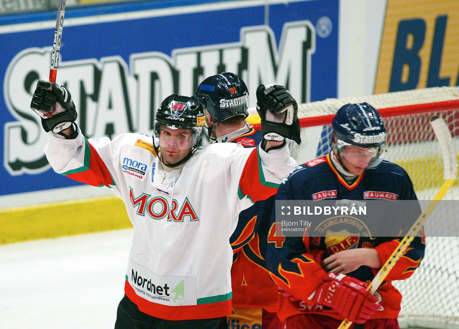 Mikael Simons, Mora och Staffan Kronwall, Djurgården