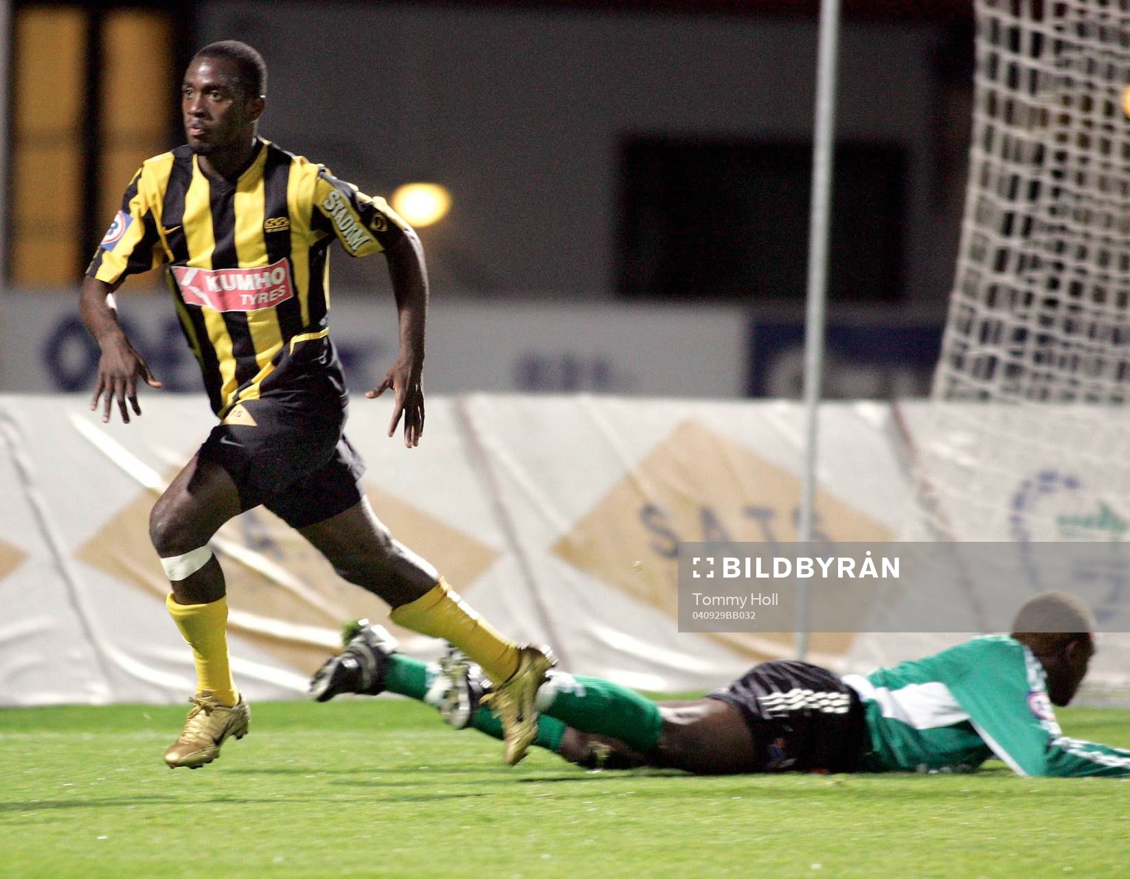 DULE JOHNSON, Häcken (Jubel)