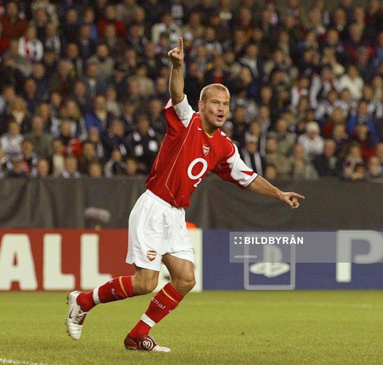 Fredrik Ljungberg, Arsenal, jubel