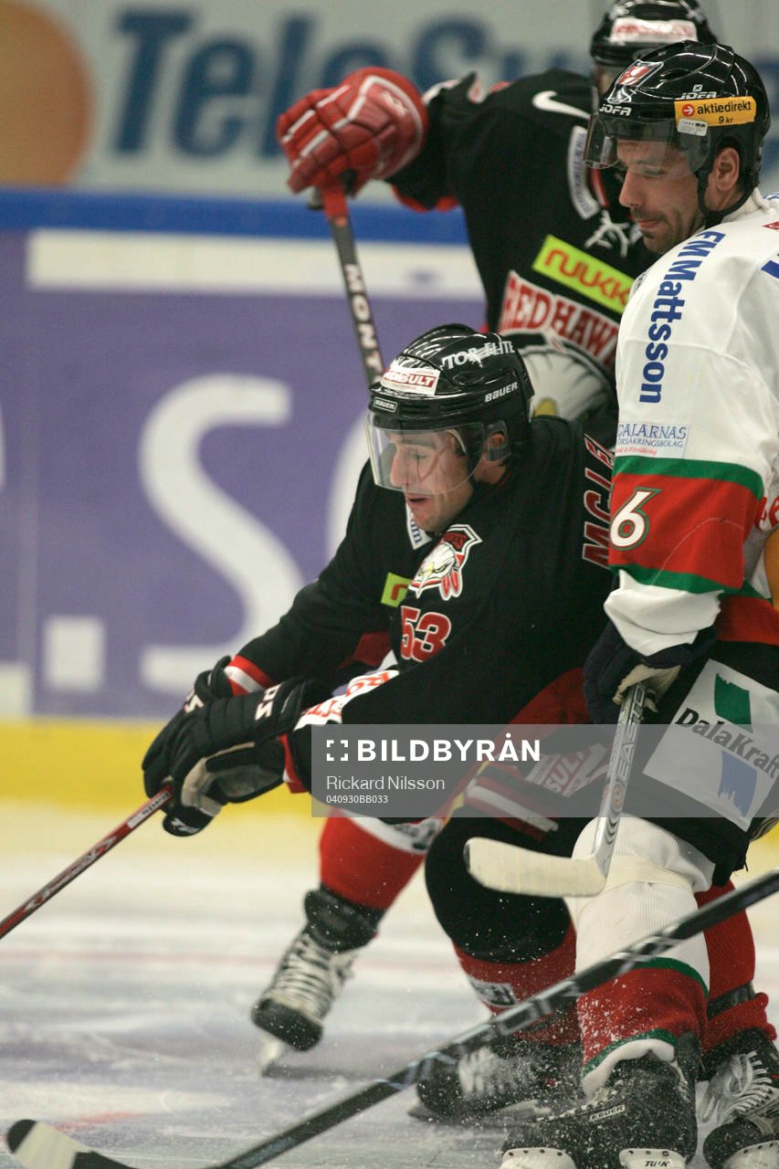Brett Mclean, Malmö och Marko Kauppinen, Mora
