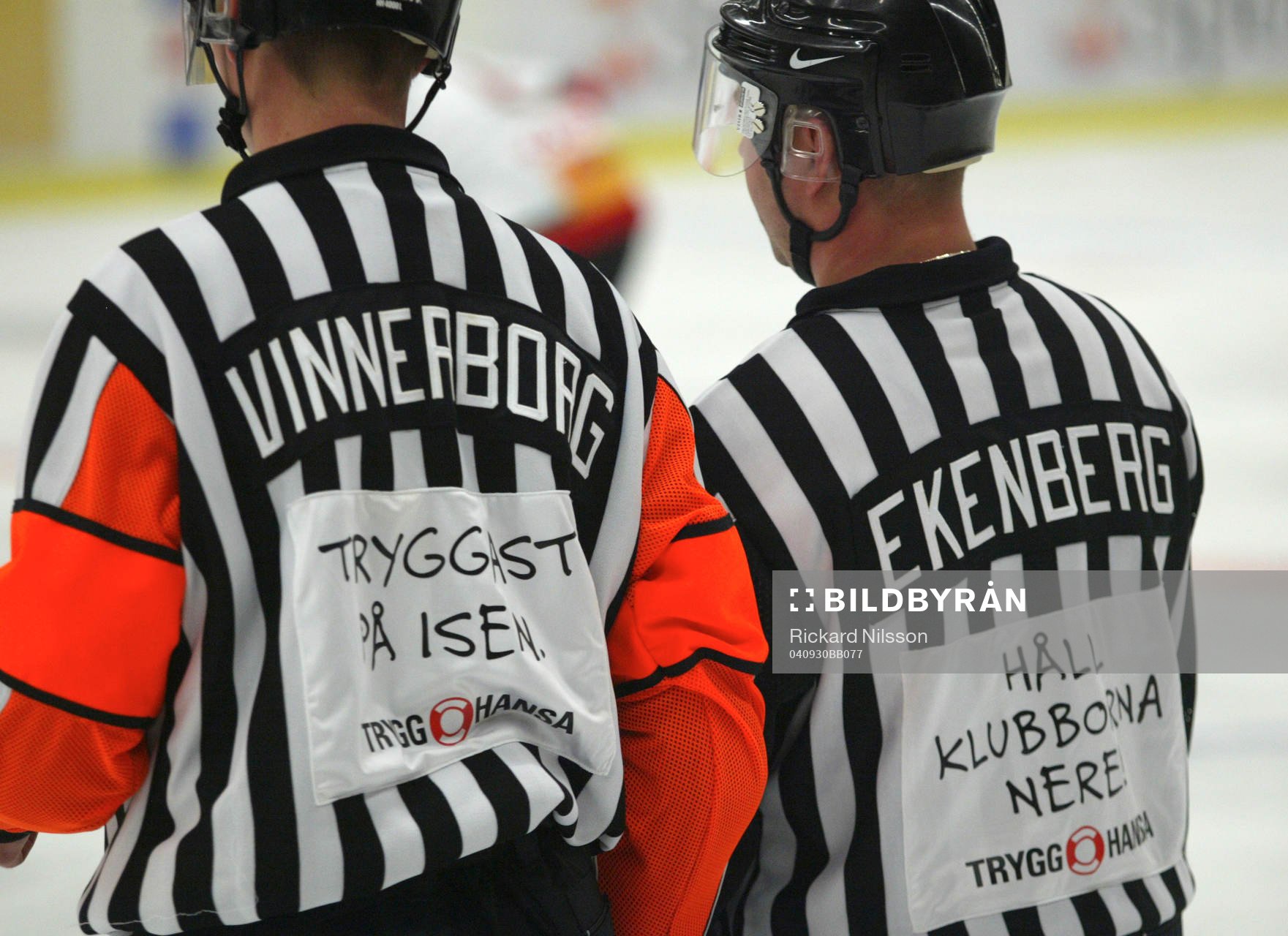 Marcus Vinnerborg och Conny Ekenberg, domare, Trygg Hansa