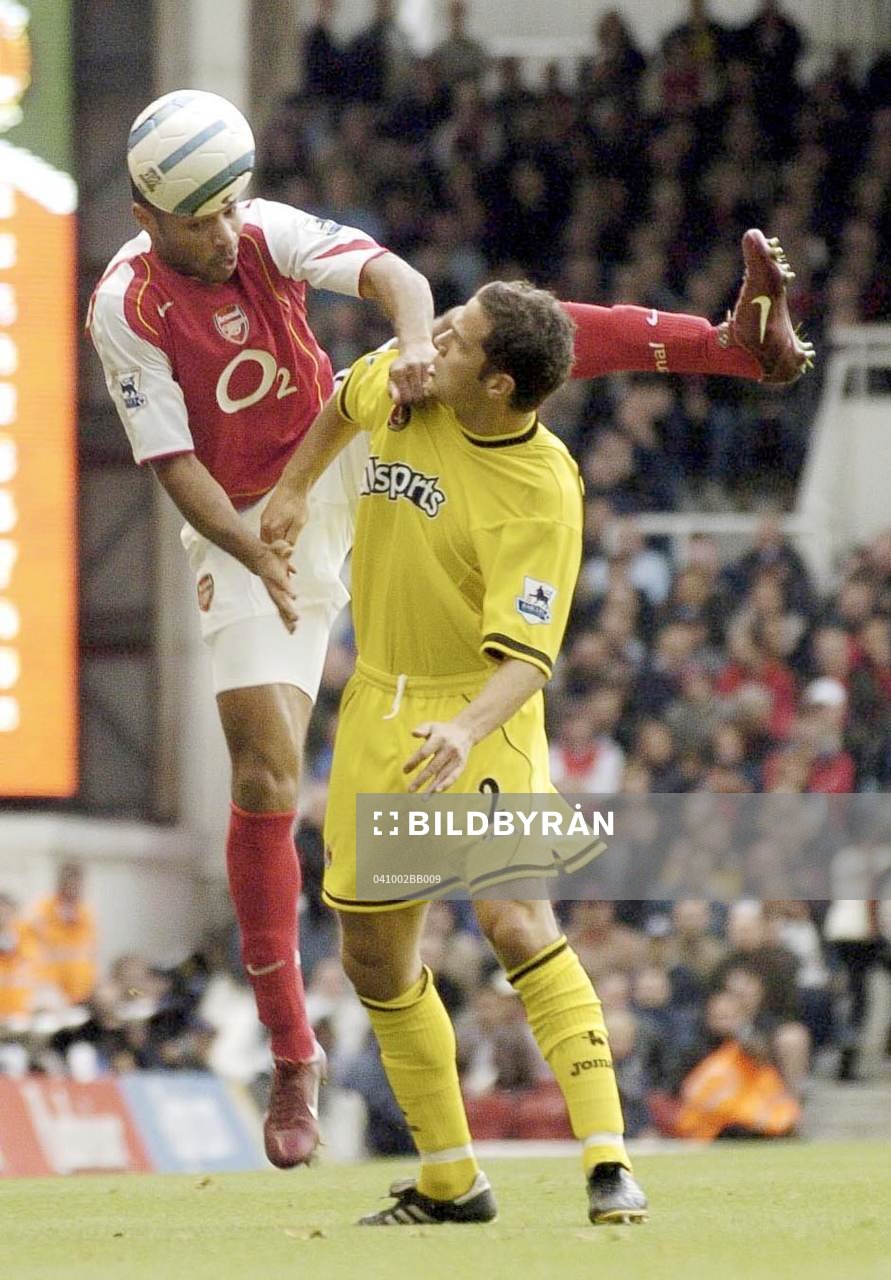 Thierry Henry, Arsenal och Luke Young, Charlton