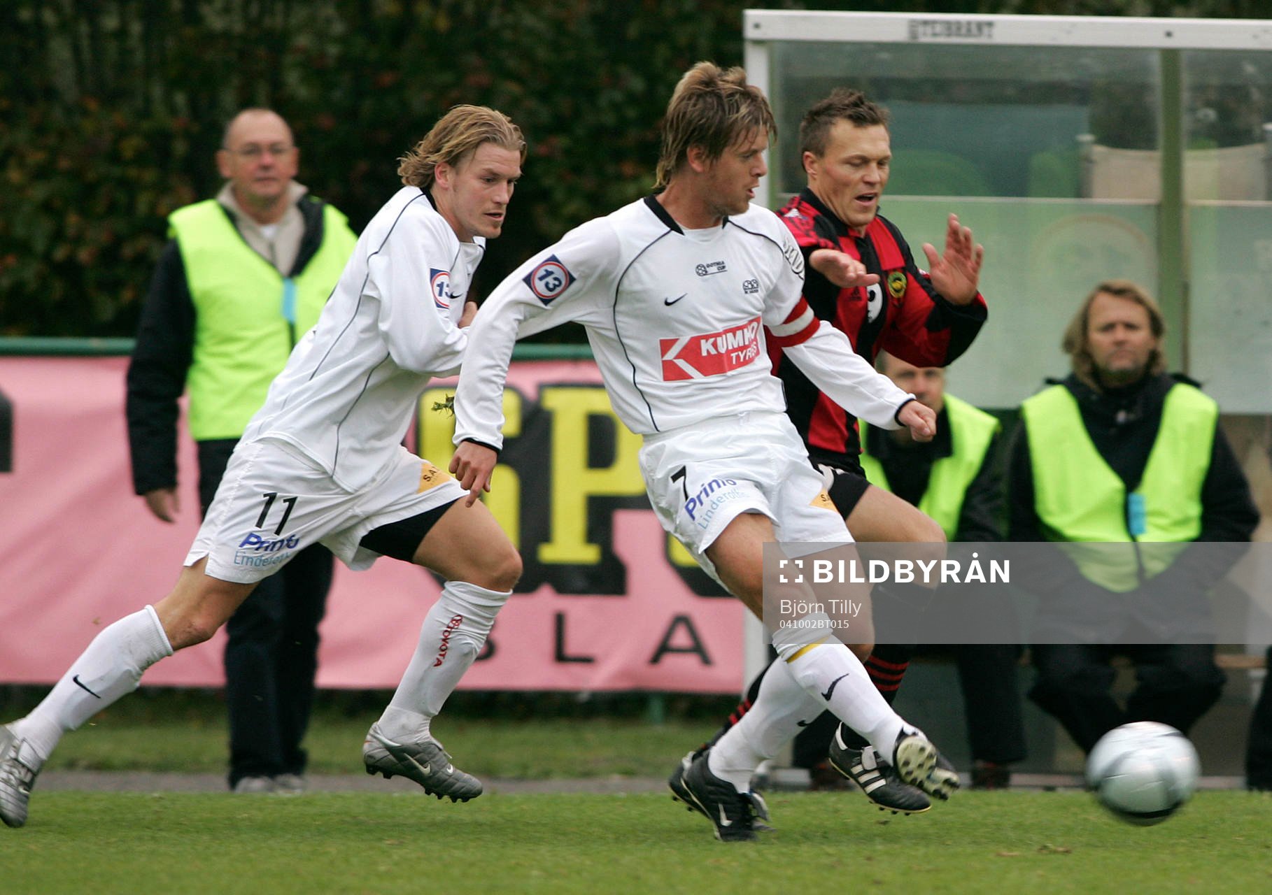 Eirik Dybendal, Jesper Ljung, Häcken och Jerry Månsson,